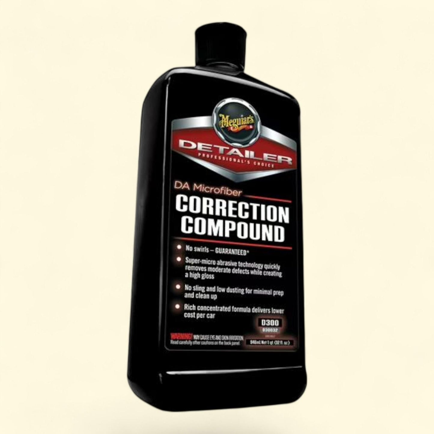 Meguiar's D300 DA Microfiber Correction Compound, 32 oz