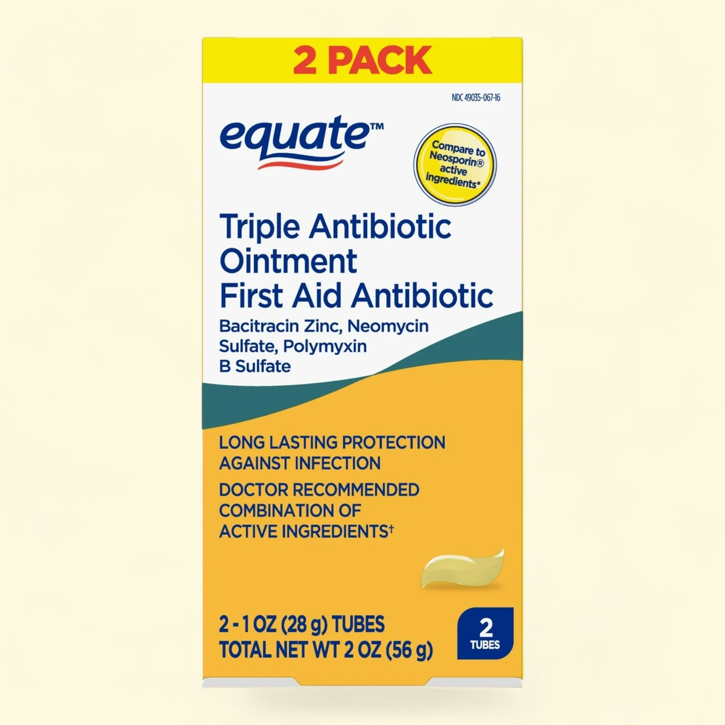 Equate Triple Antibiotic Ointment, 2 oz