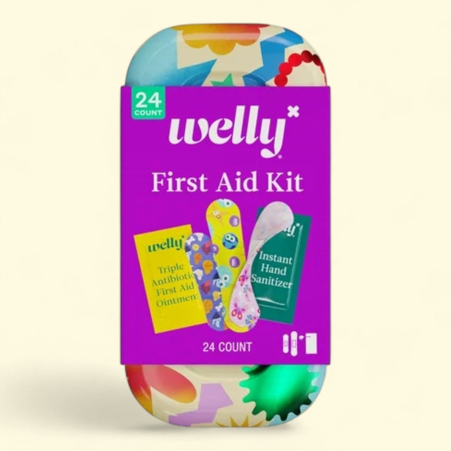 Welly First Aid Kit, Quick Fix Kit, 24 Count