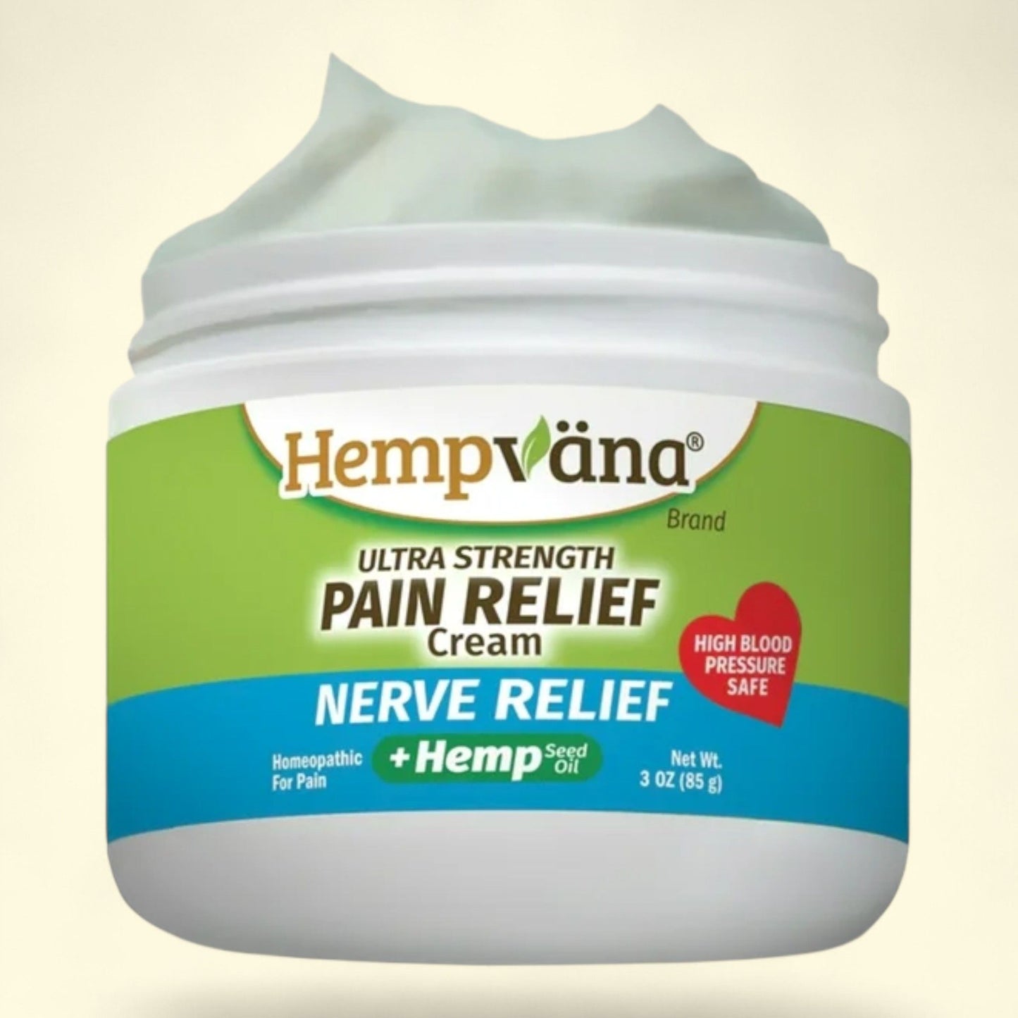 Hempvana Nerve Relief Cream, 3 oz — authentic US product shipped worldwide by Treatspree