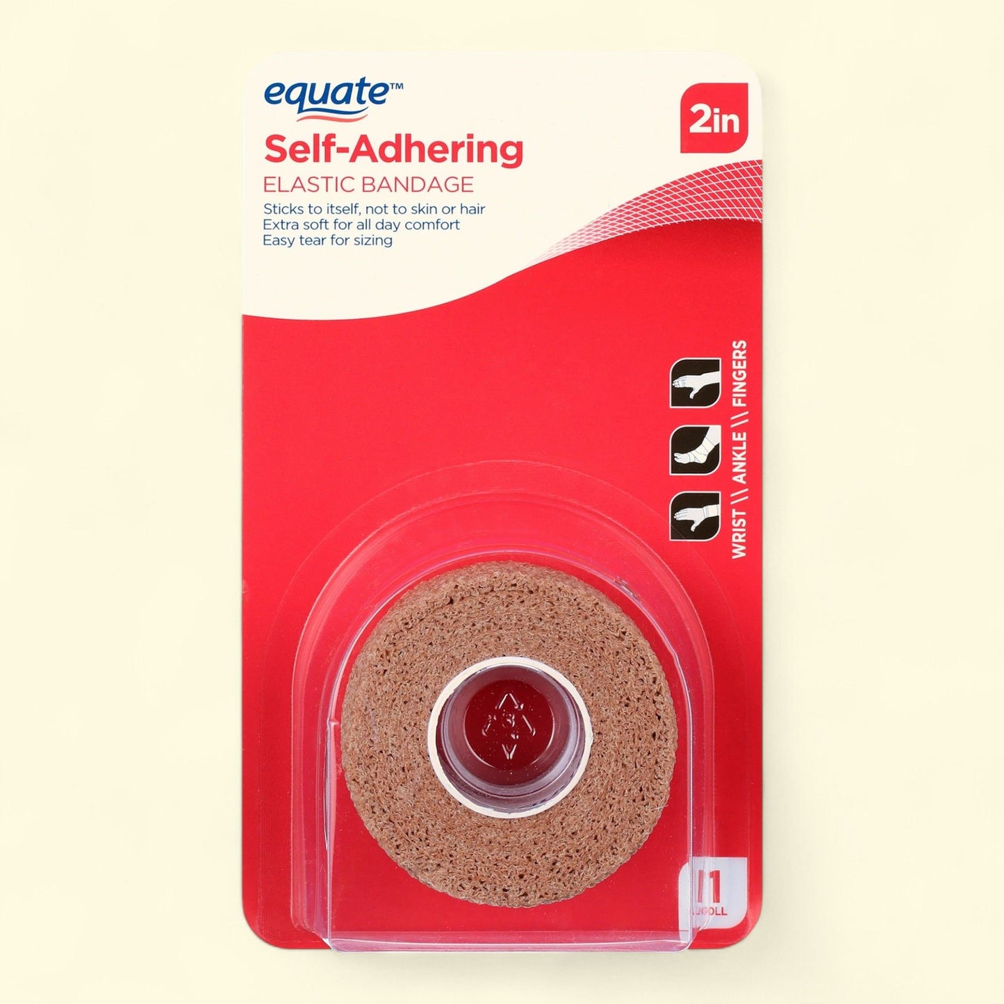 Equate Self-Adhering Elastic Bandage, 2" 1ct