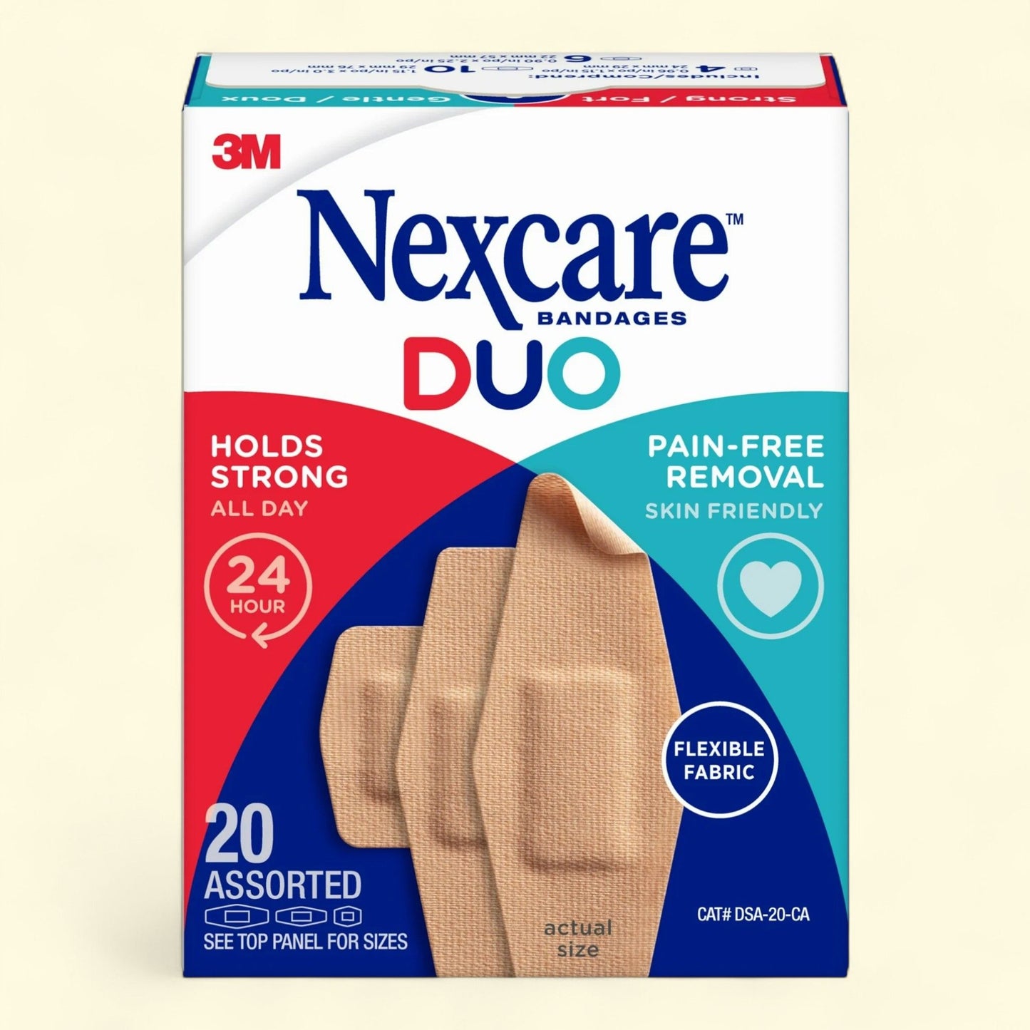 Nexcare DUO Bandages, 20 Count