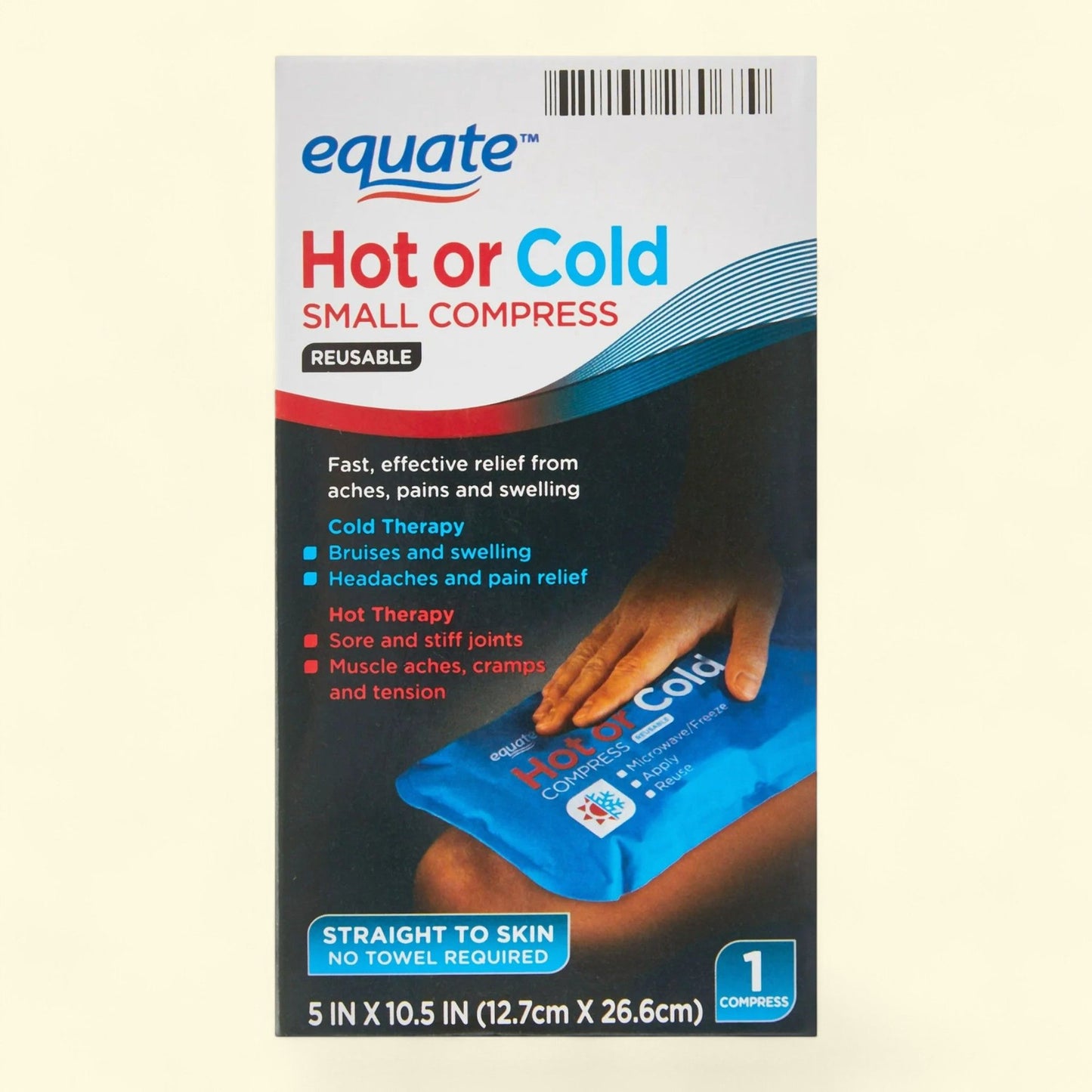 Equate Hot or Cold Small Compress, 1 Count