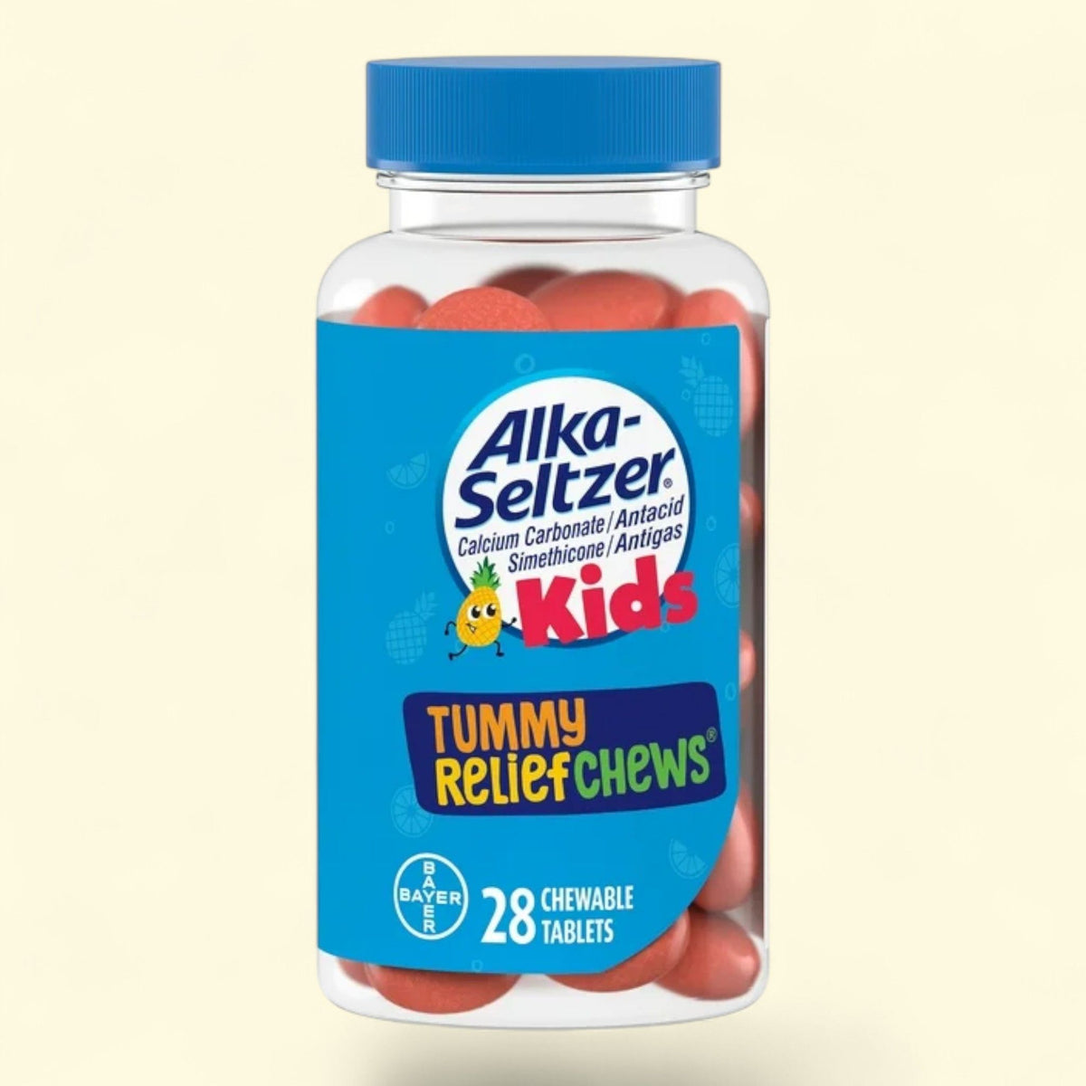 Alka-Seltzer Kids Tummy Relief Chews, 28 Count — authentic US product shipped worldwide by Treatspree