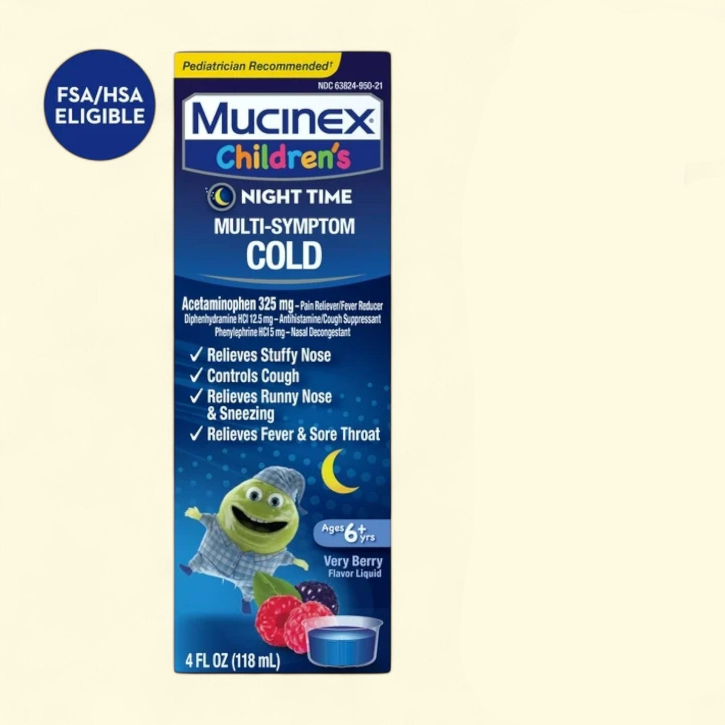 Mucinex, Children's Night Time, 4fl oz