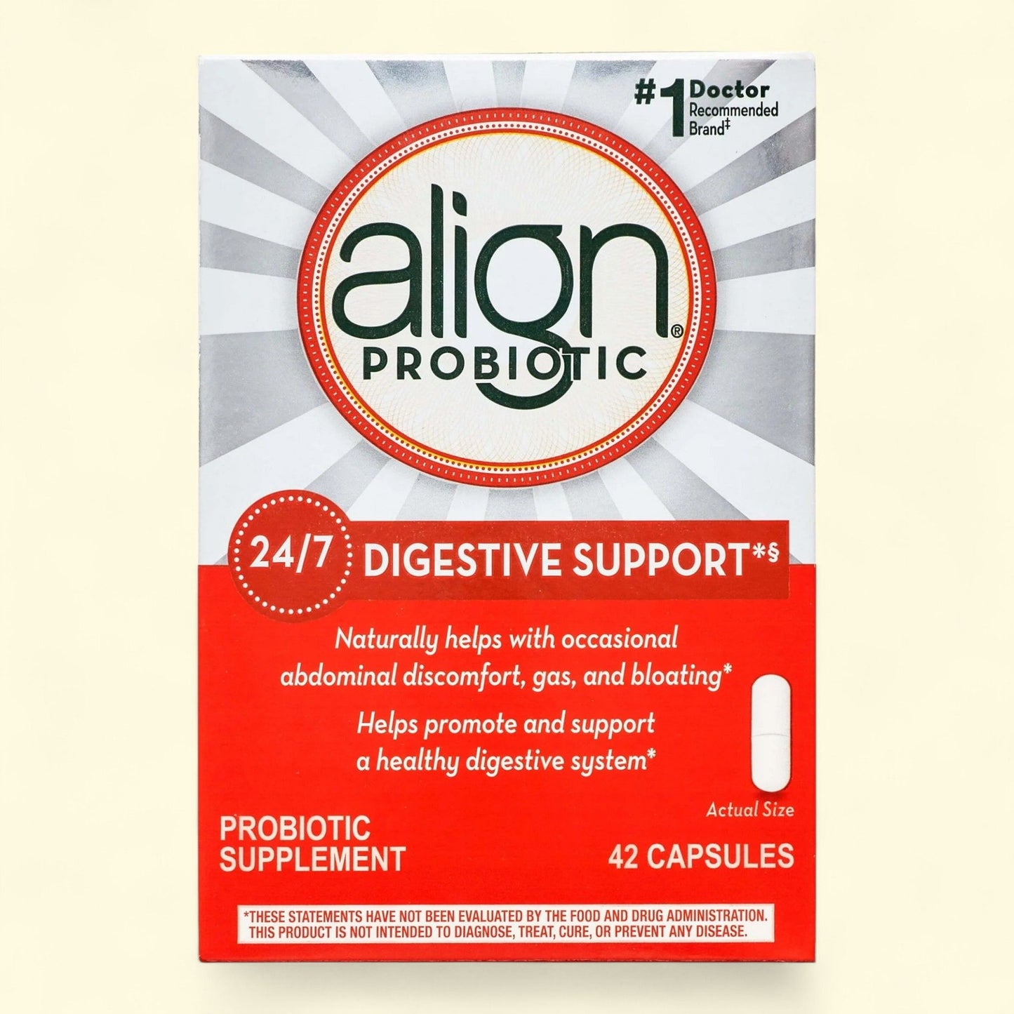 Align Daily Probiotic Supplement, 42 Capsules