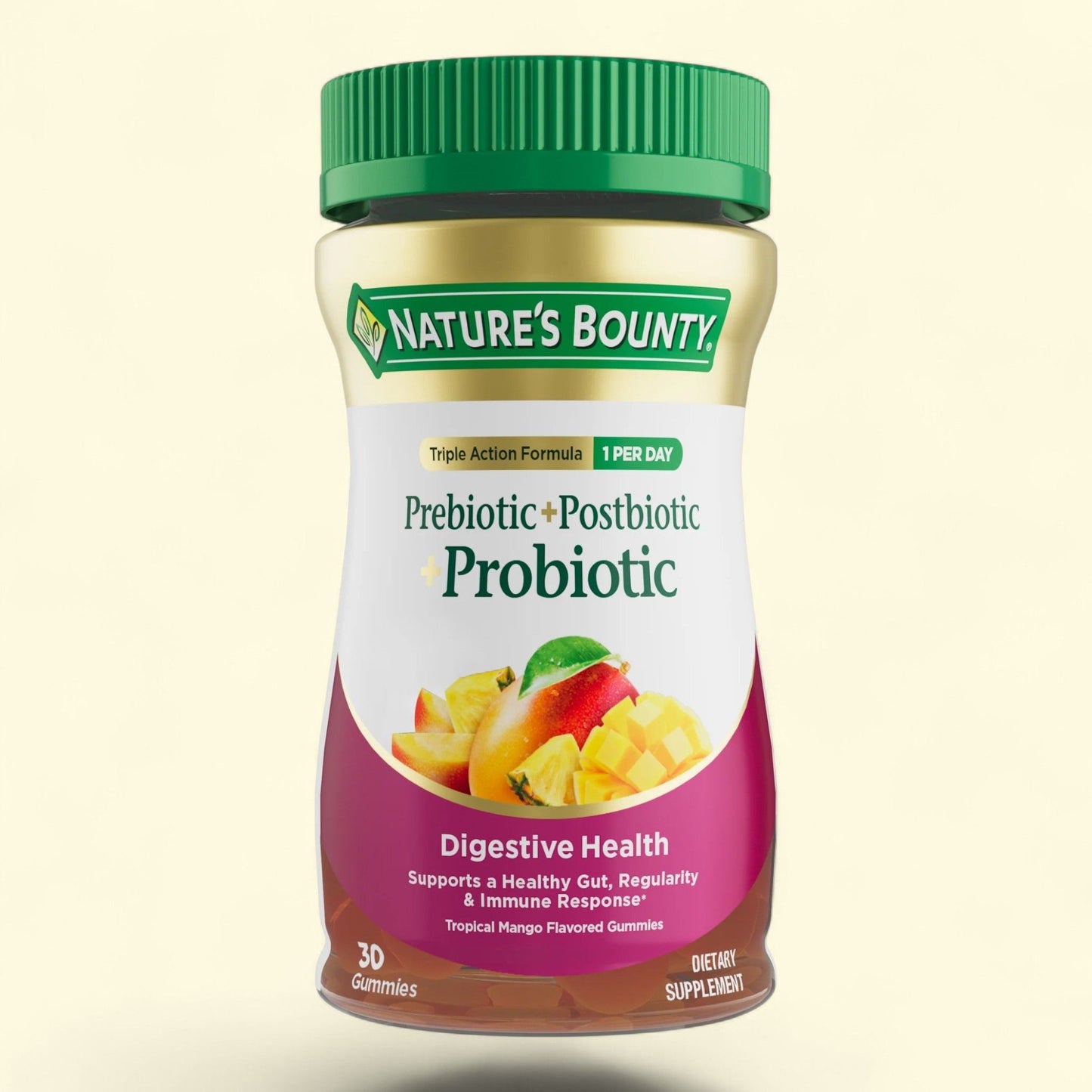Nature's Bounty Pre + Pro + Postbiotic Gummies, 30 Gummies