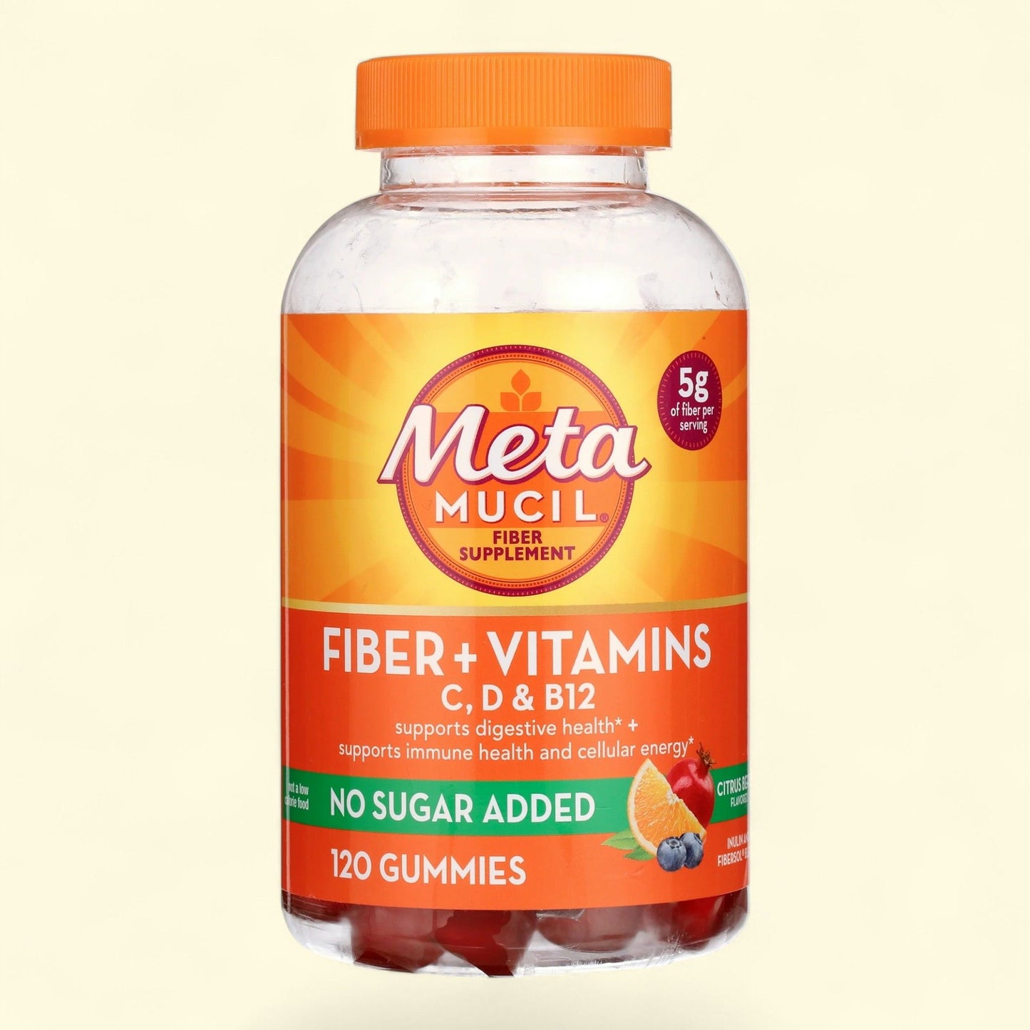 Metamucil Fiber Supplement Gummies, 120 Gummies