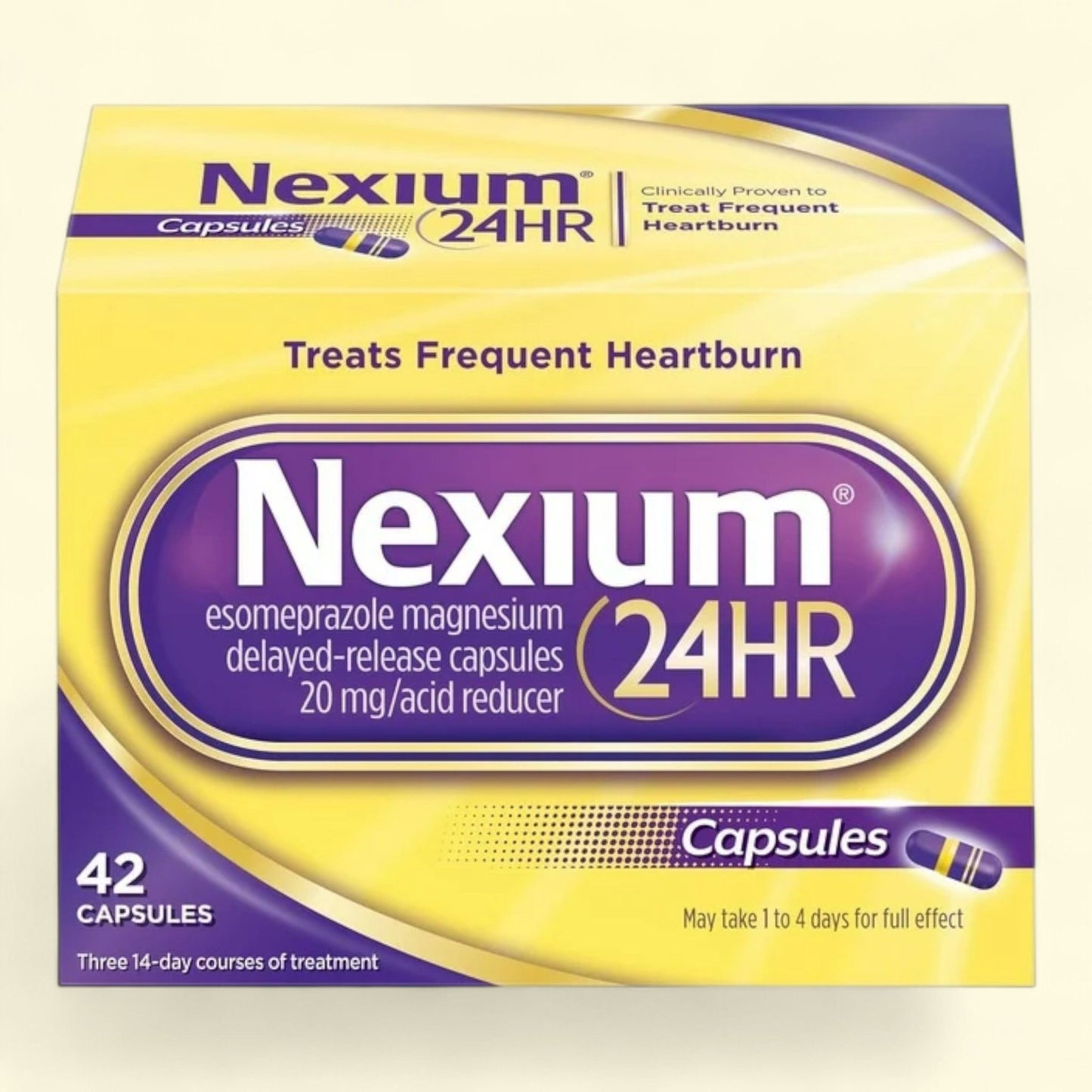 Nexium 24HR Acid Reducer Capsules, 42 Count