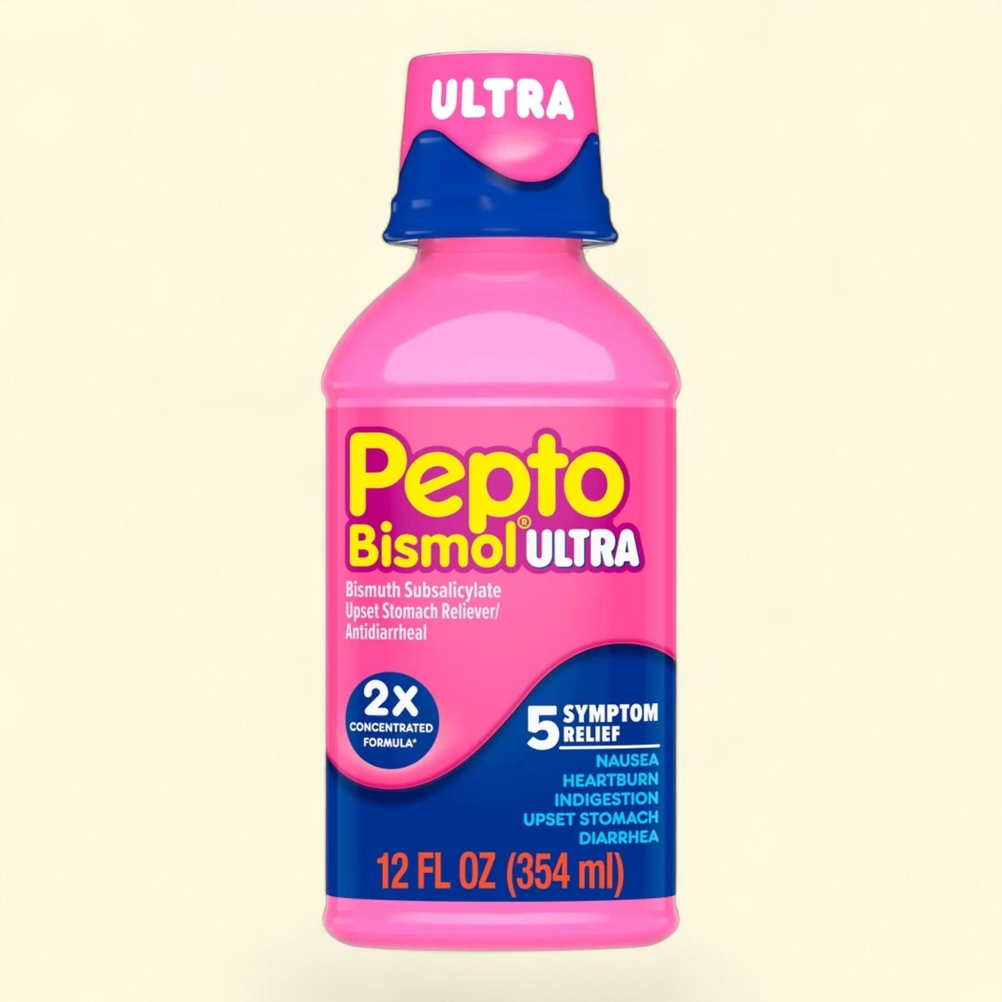 Pepto Bismol Ultra Stomach Relief Liquid, 12 oz