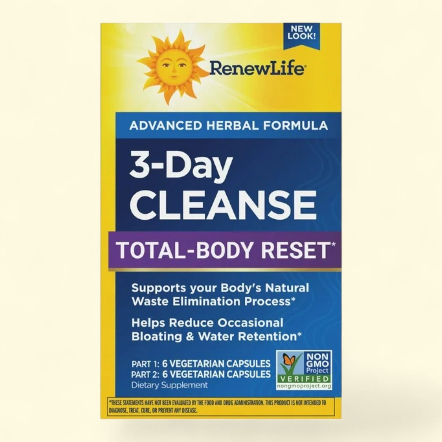 Renew Life Total Body Reset 30-Day Cleanse, Detox Cleanse Supplement