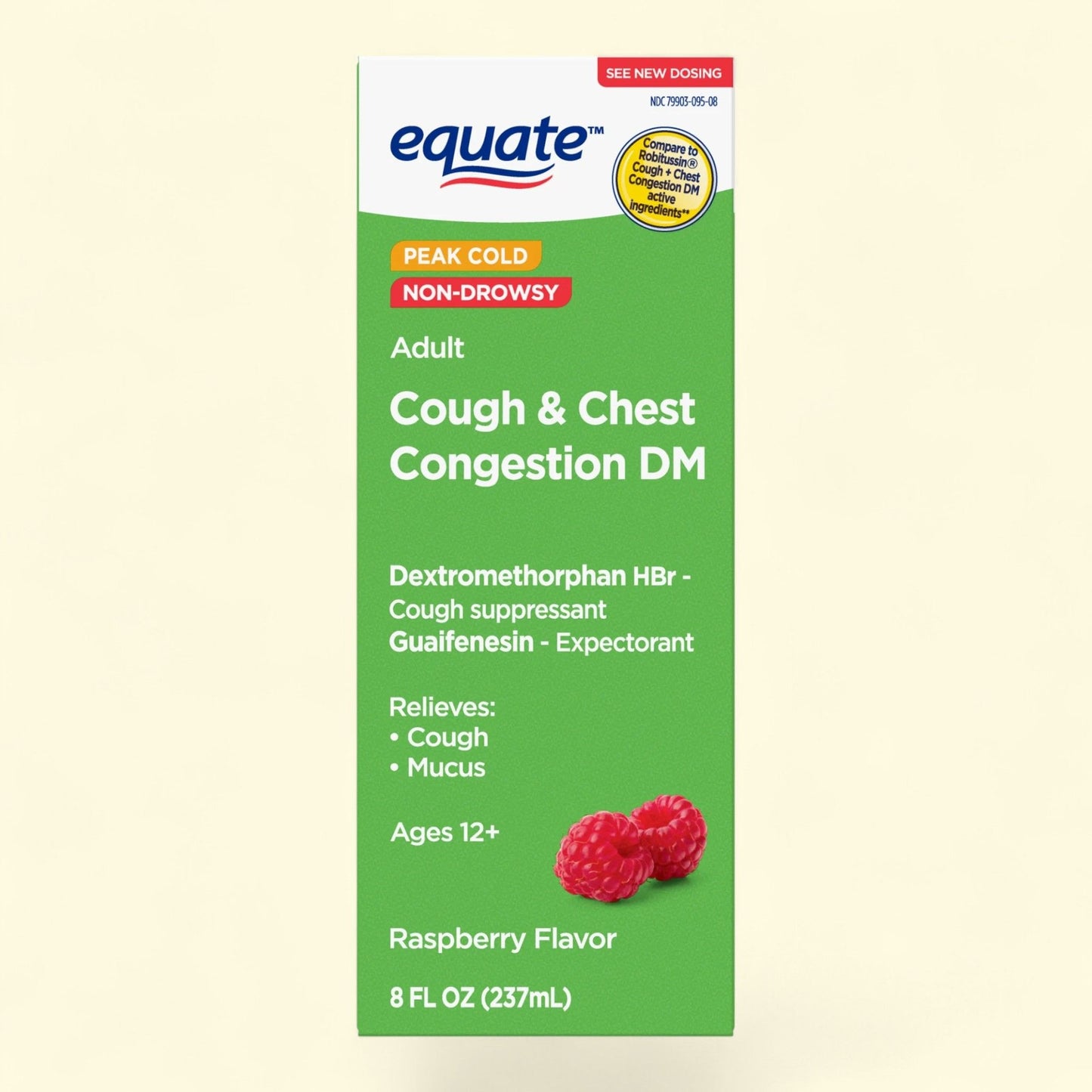 Equate Tussin Cough and Chest Congestion DM, 8 fl oz
