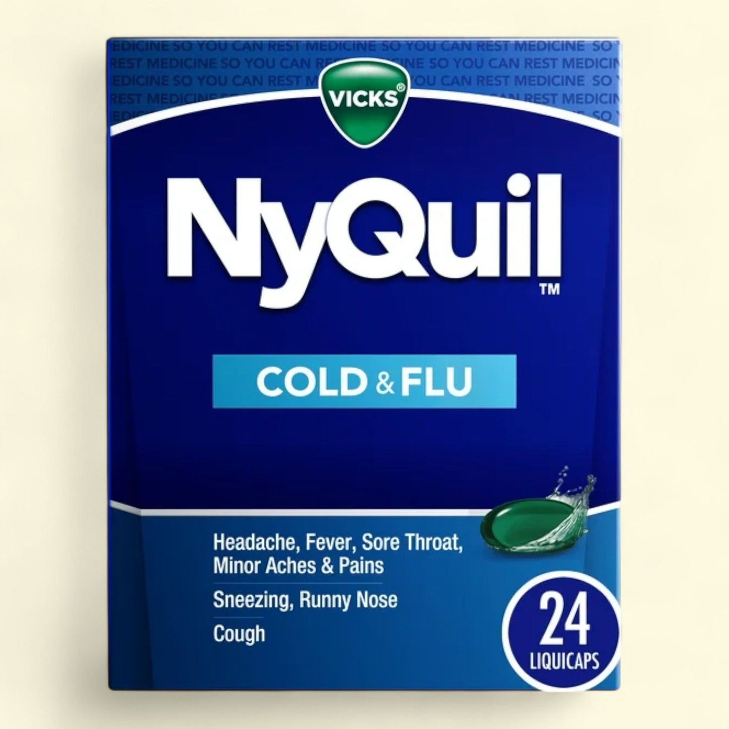 Vicks NyQuil Liquicaps, 24 Count