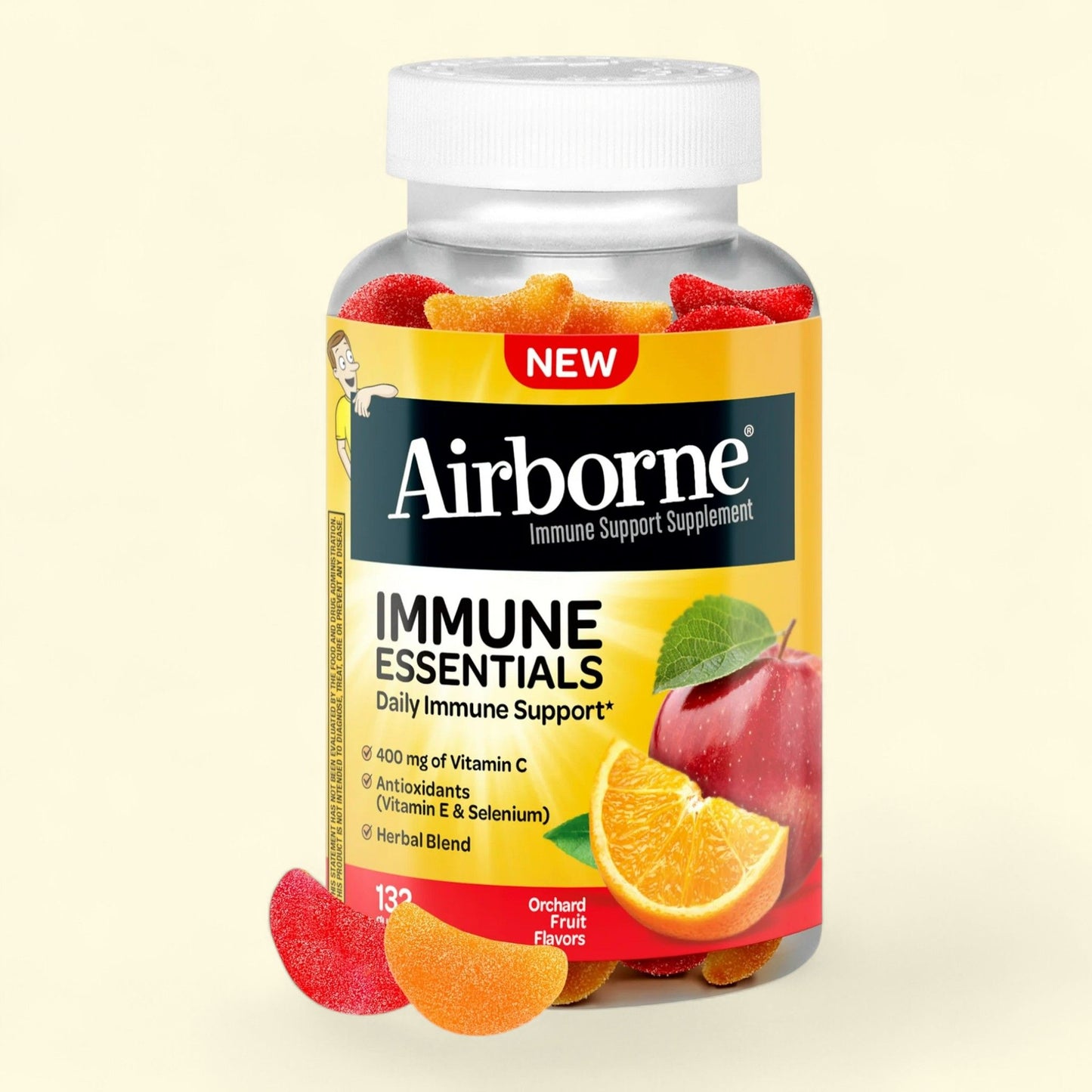 Airborne Immune Essentials Vitamin C Gummies, 132 ct
