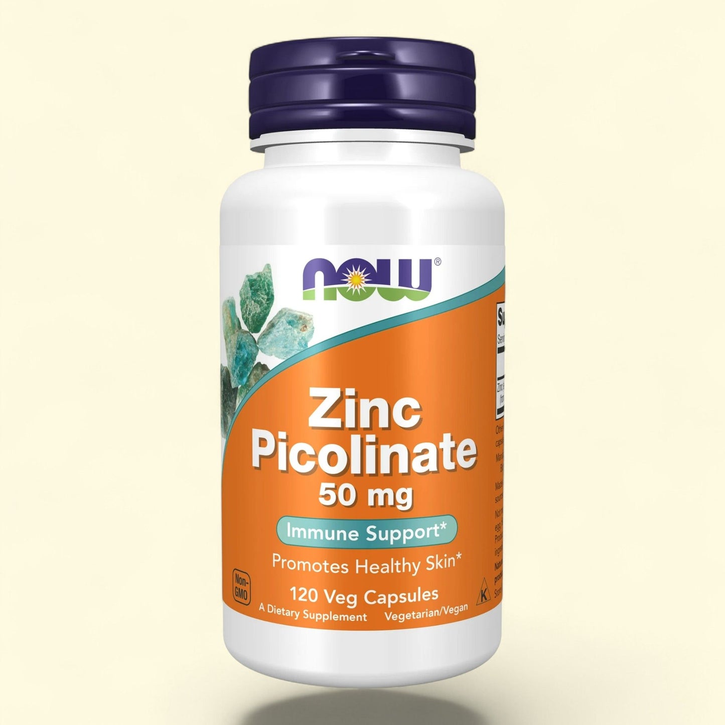 NOW Supplements, Zinc Picolinate 50 mg, 120 Veg Capsules