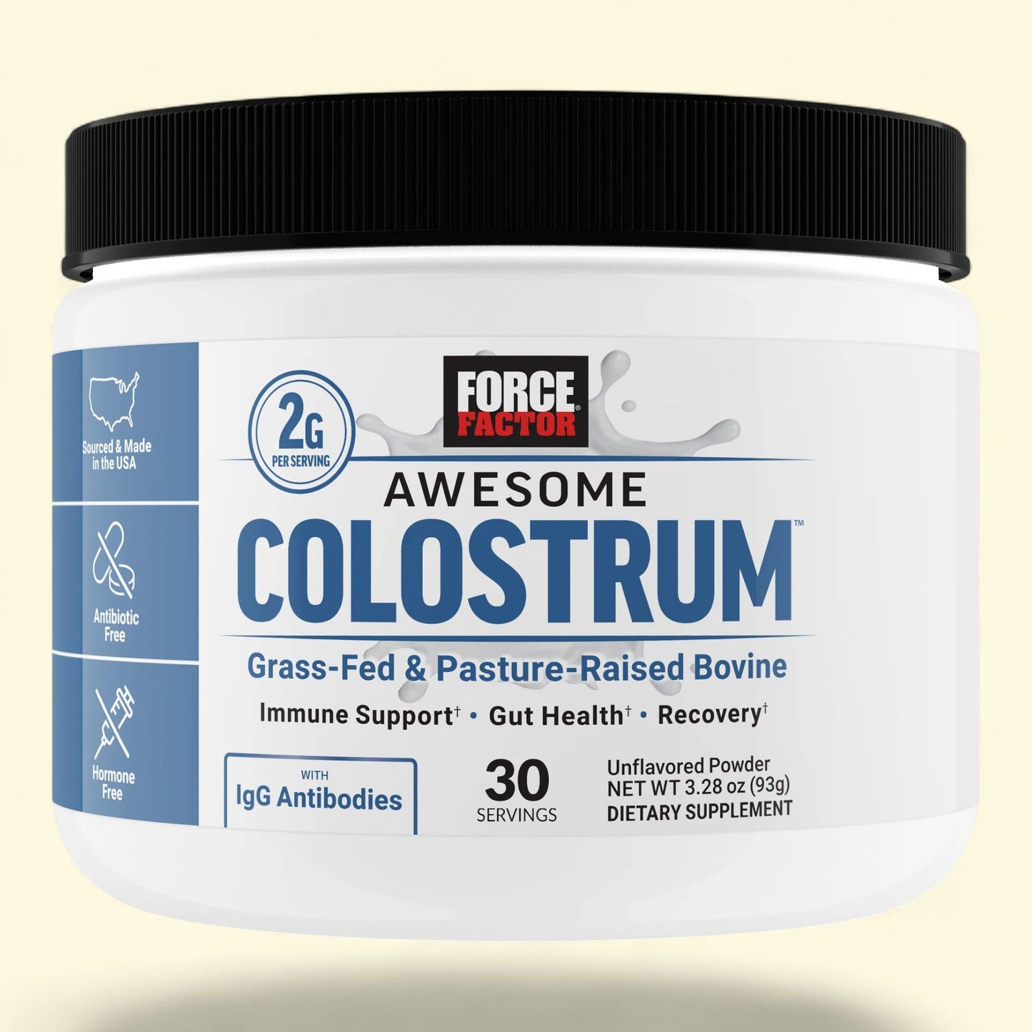 Force Factor Colostrum Powder, 30 Servings