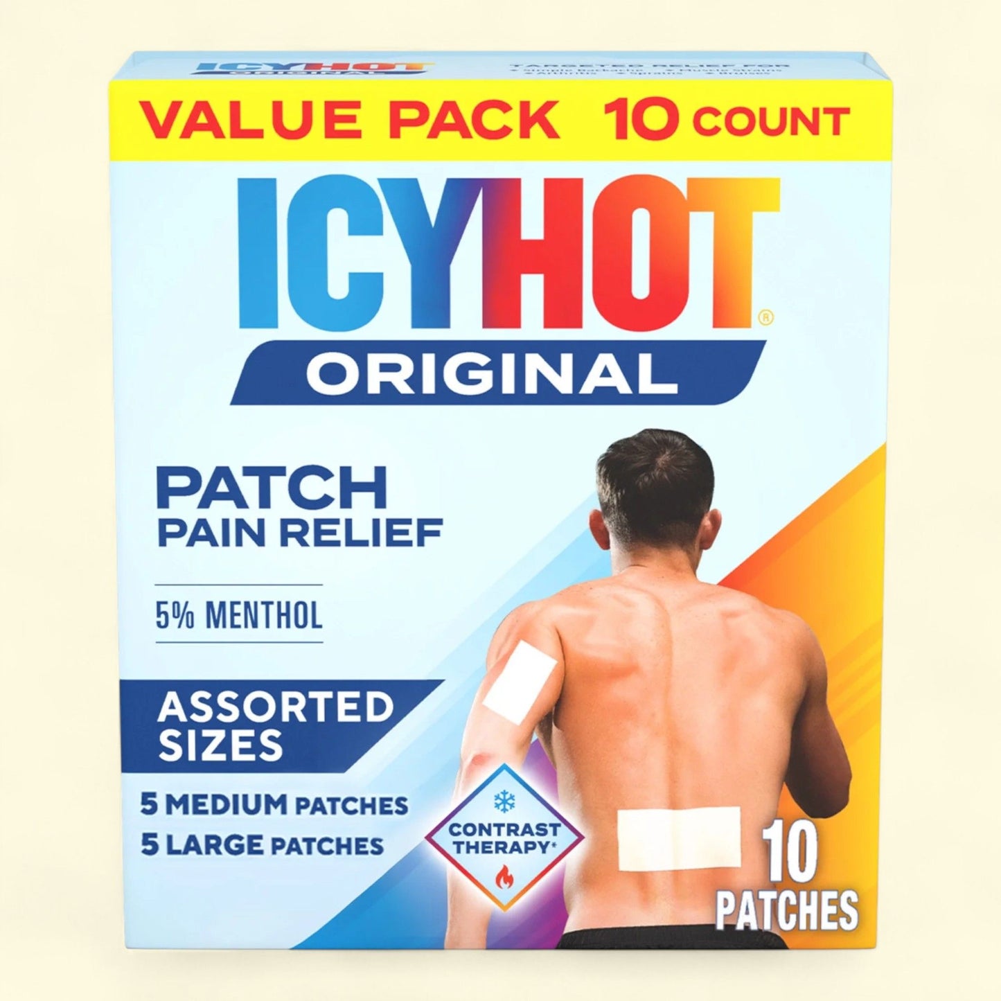 Icy Hot Pain Relief Patch, 10 Ct.
