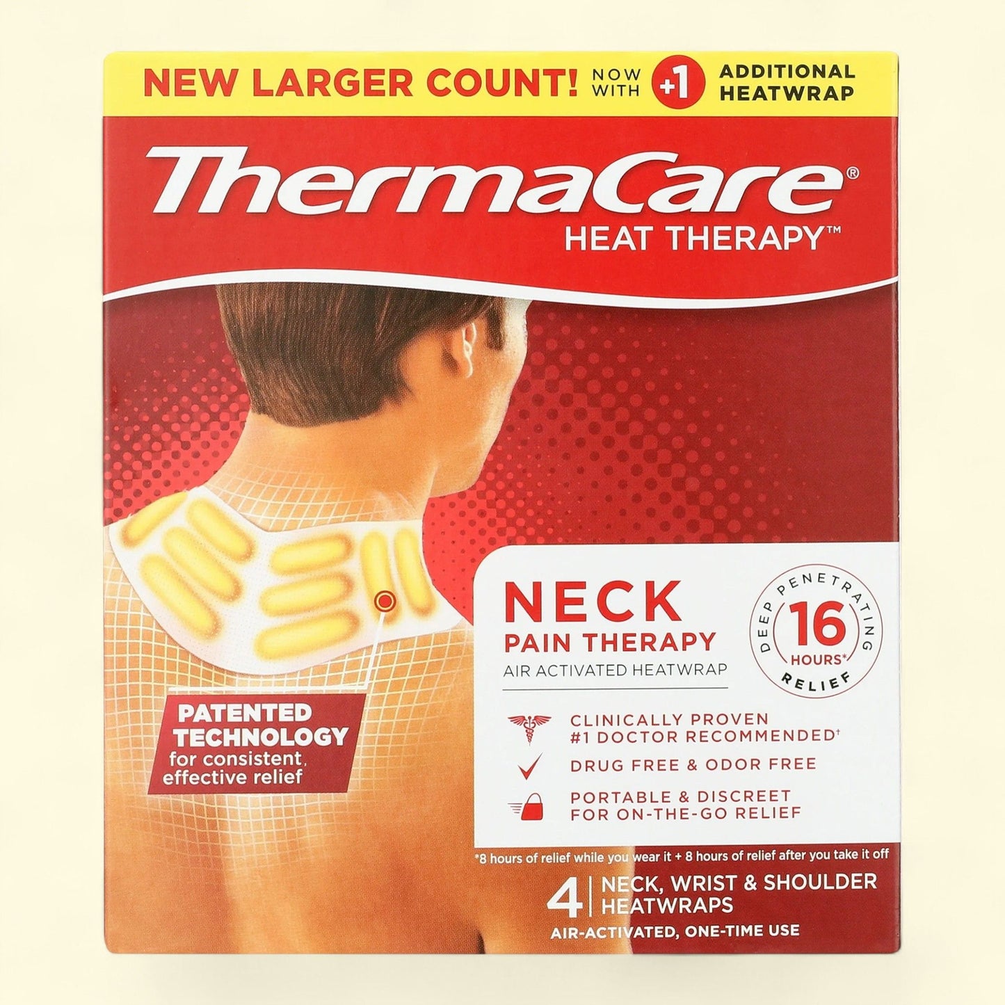 ThermaCare Heat Wraps, 4 Ct