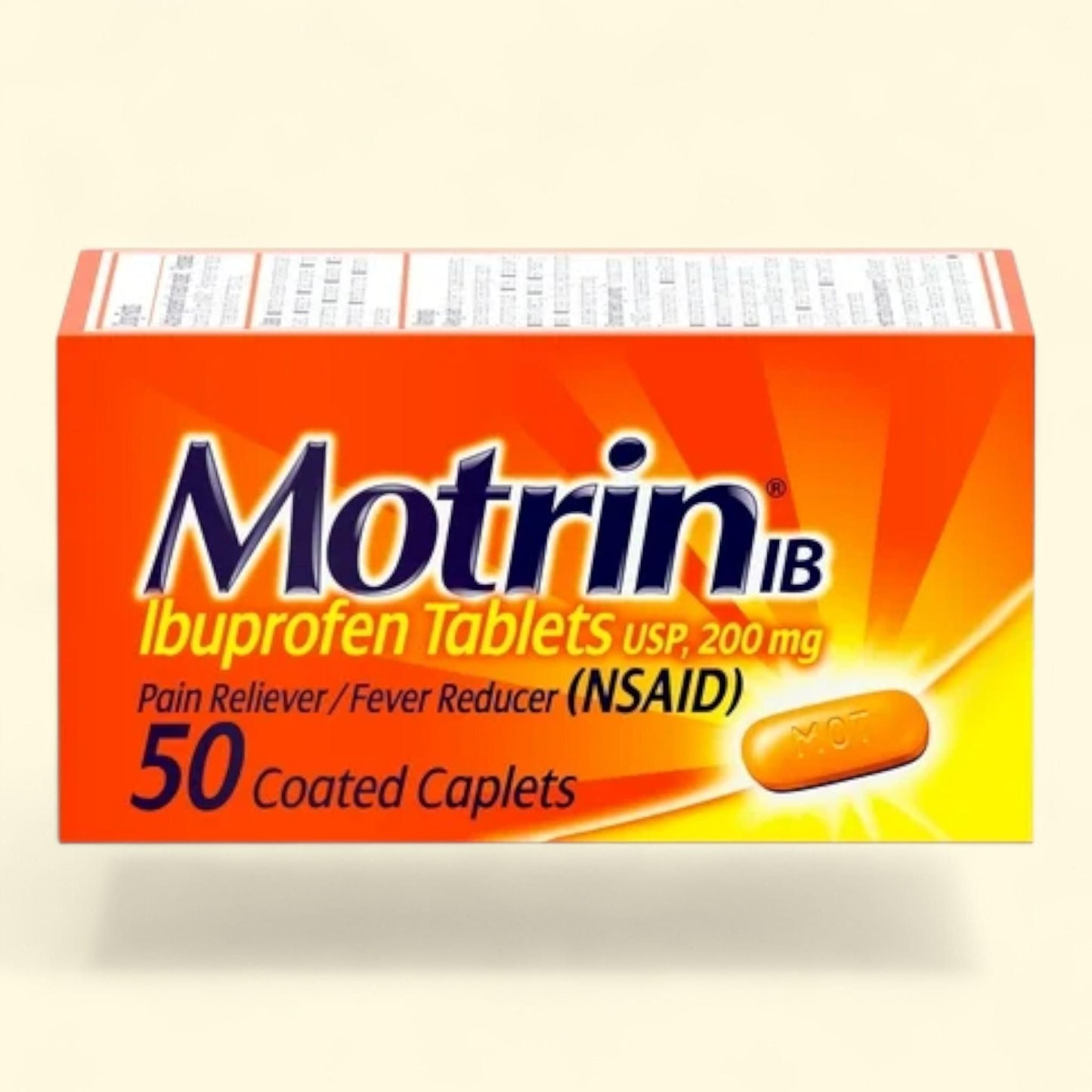Motrin IB, 200mg Tablets, 50 Ct