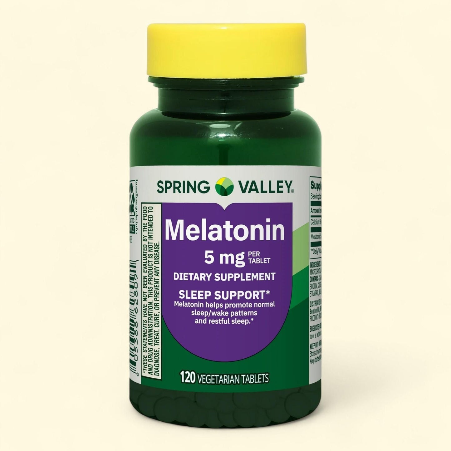 Spring Valley Melatonin Tablets, 5 mg, 120 Count