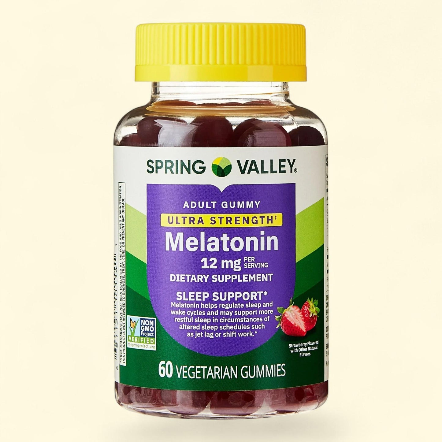 Spring Valley Melatonin Gummies, 12 mg, 60 Count