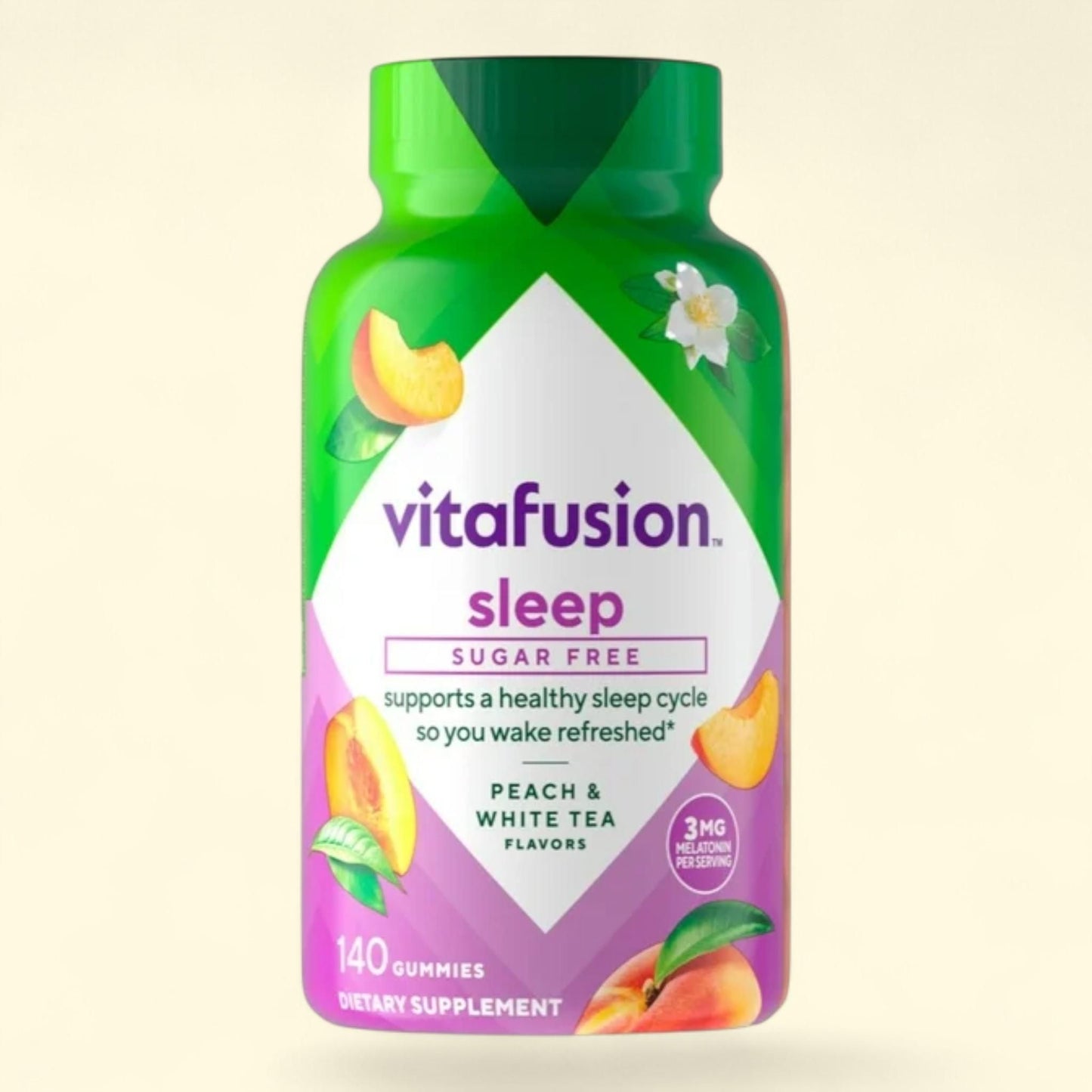 Vitafusion Melatonin Sleep Aid Gummy Vitamins, 3 mg, 140 Ct