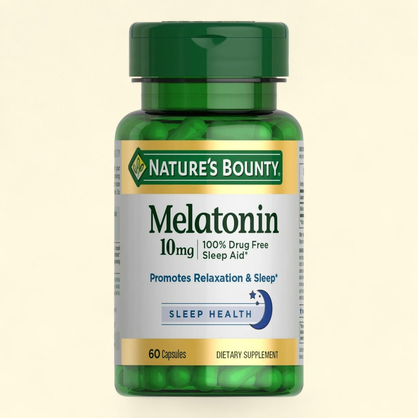 Nature's Bounty Melatonin, 10 Mg, 60 Capsules