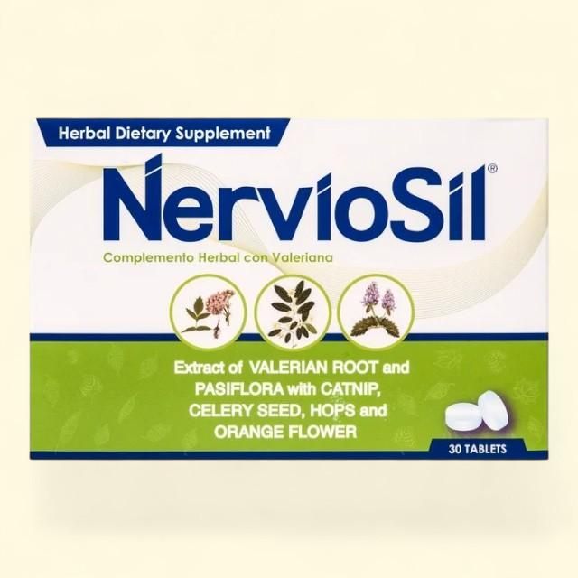 Nerviosil Calming Herbal Dietary Supplement, 30 Ct