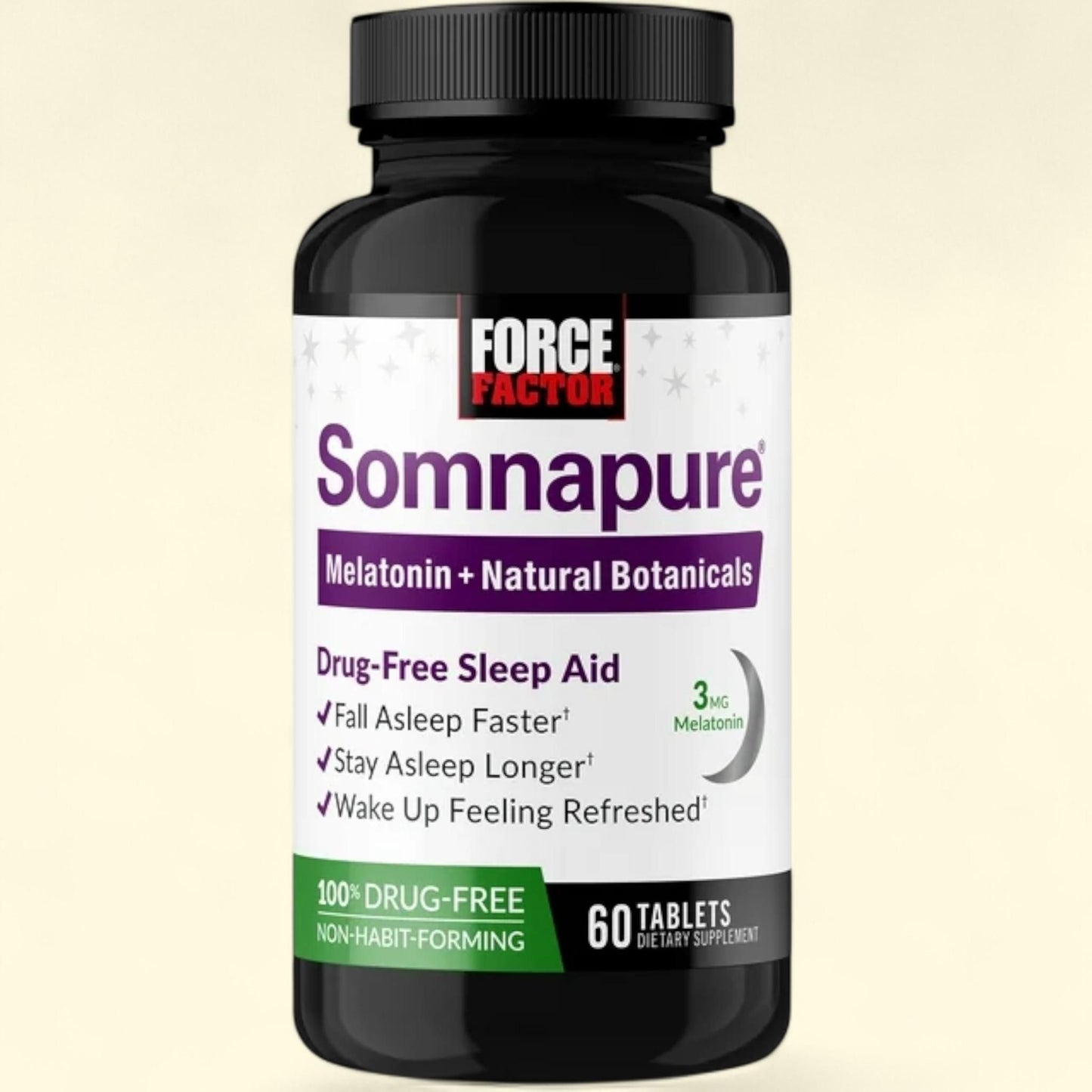Force Factor Somnapure Natural Sleep Aid, 60 Tablets