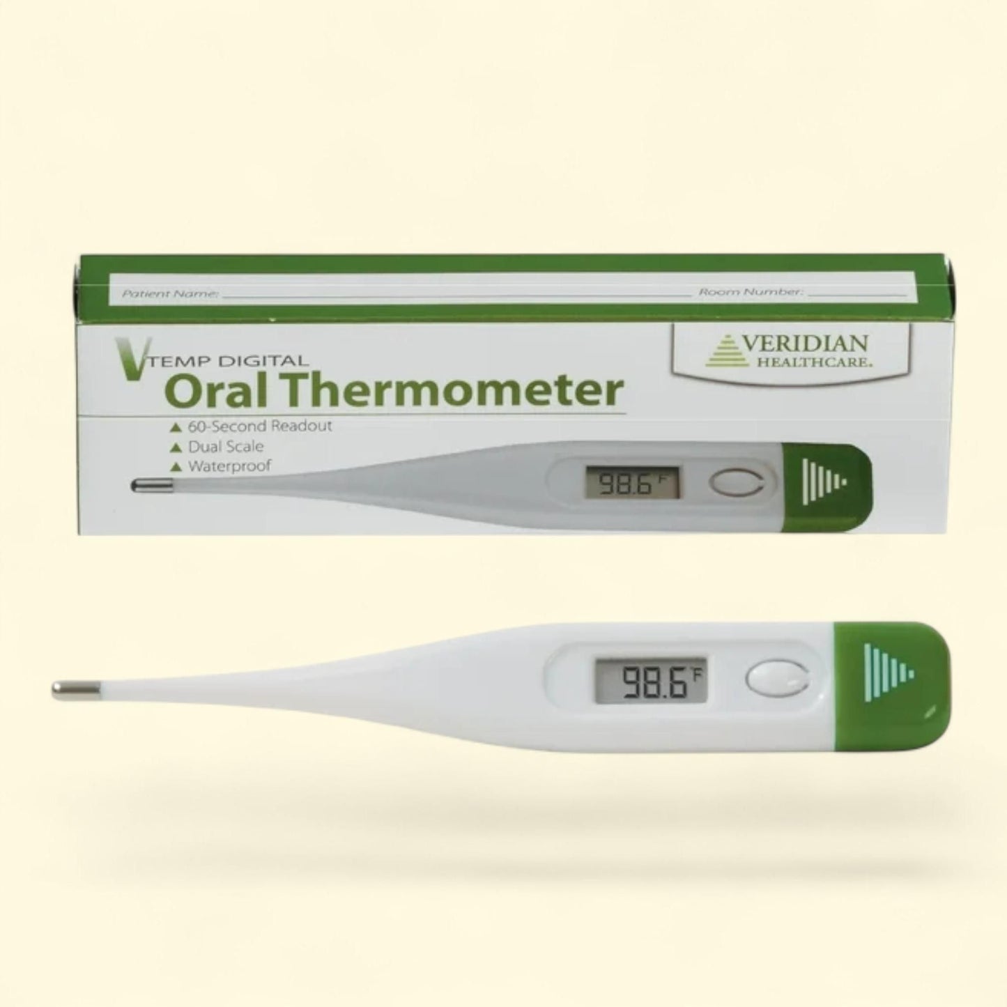 Veridian Digital Thermometer, 60-Second — authentic US product shipped worldwide by Treatspree