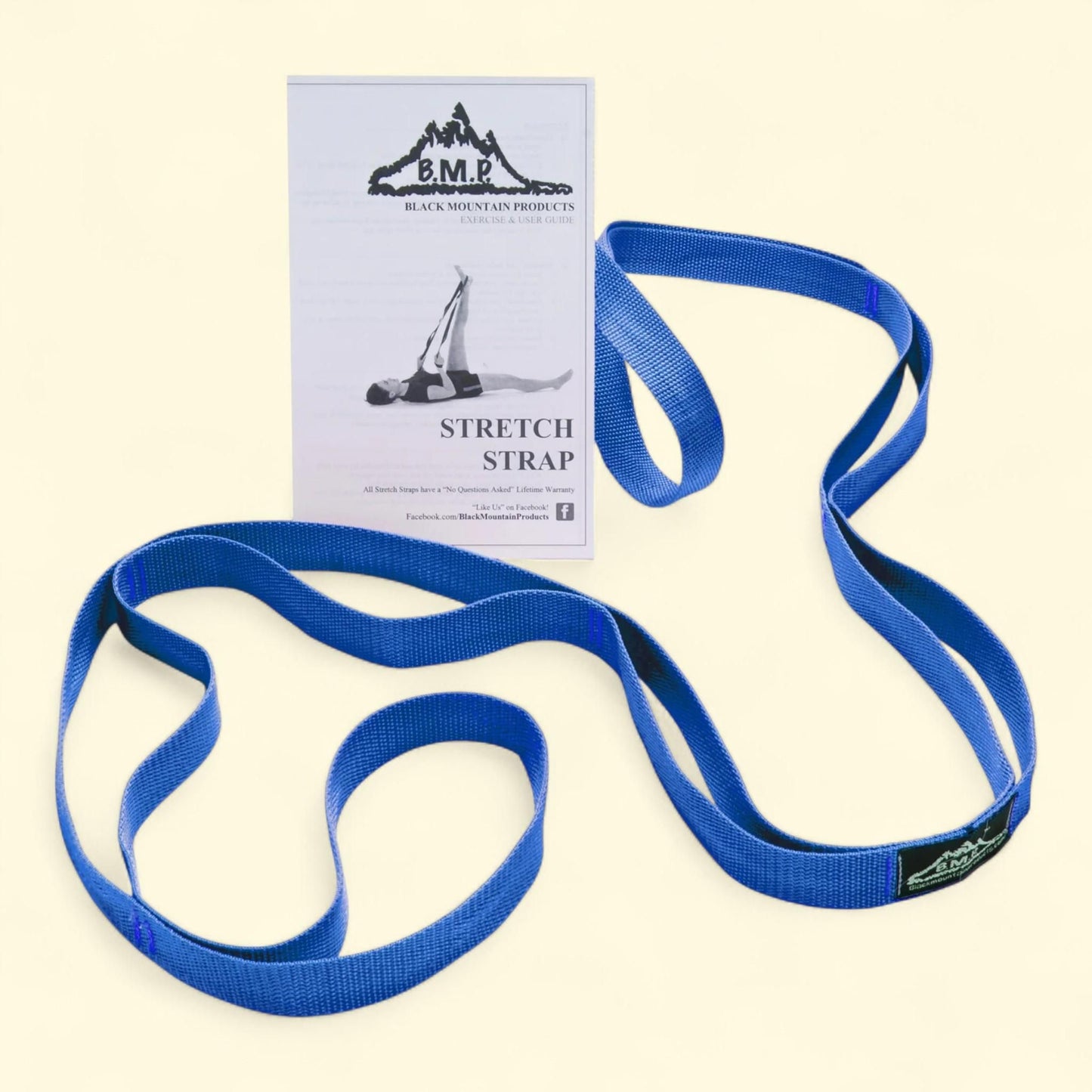 Black Mountain Products Stretch Strap, Blue 6'in