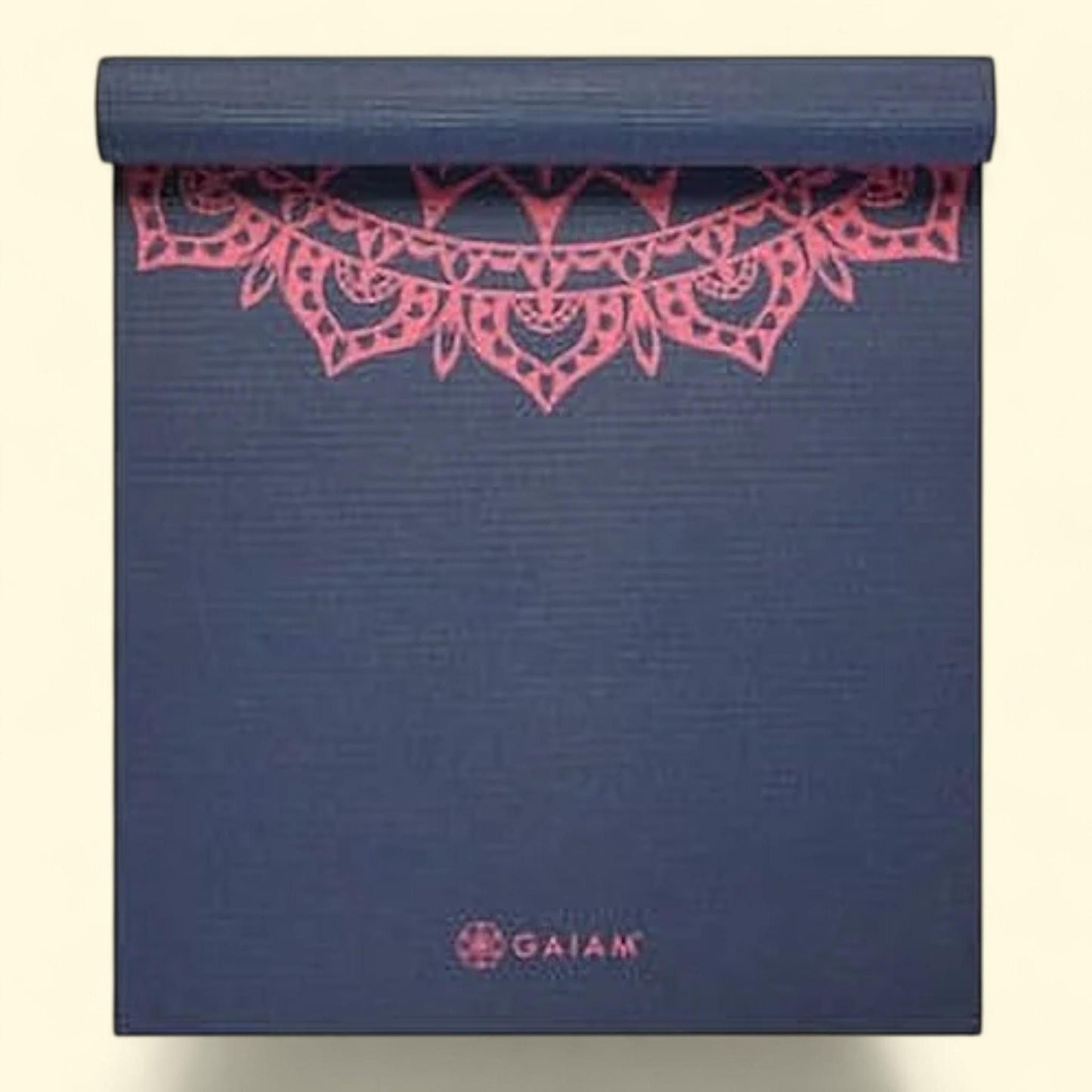 Gaiam Yoga Mat, Blue and Pink Marrakesh, 4 mm