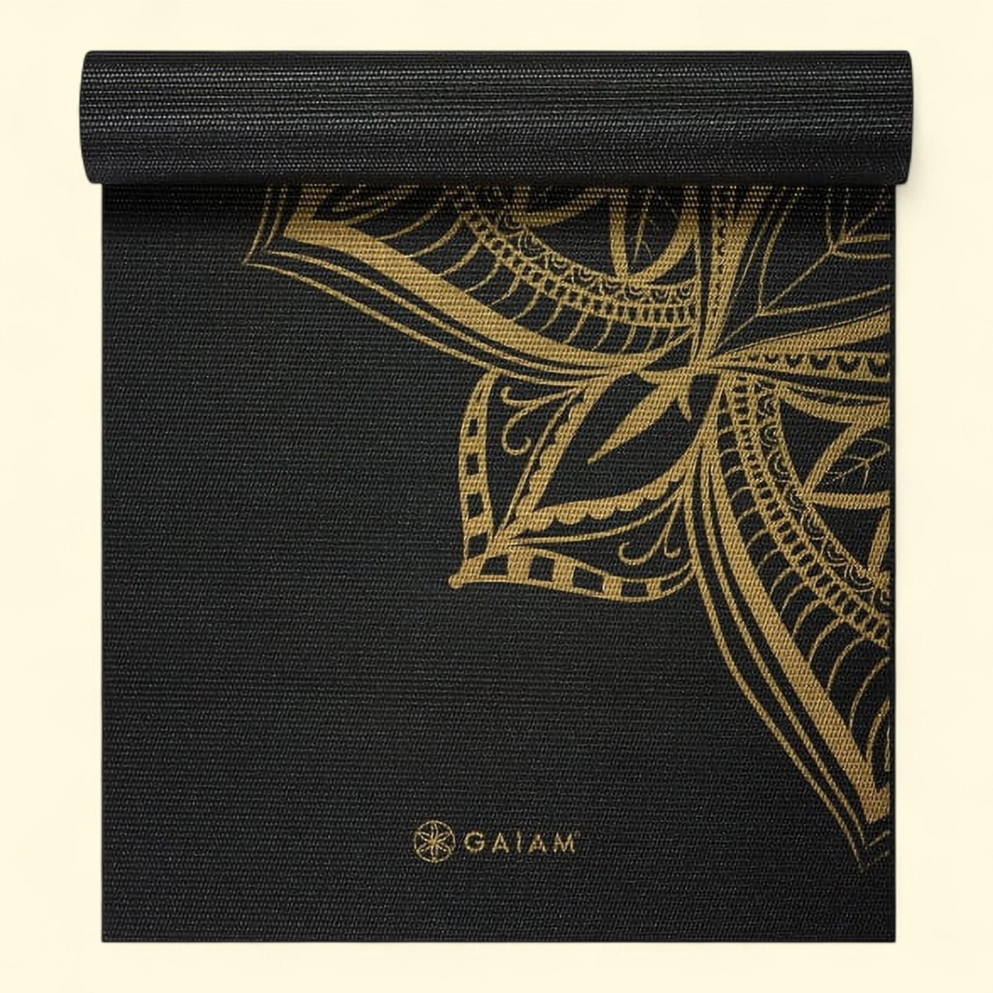 Gaiam Yoga Mat, Bronze Medallion, 6mm