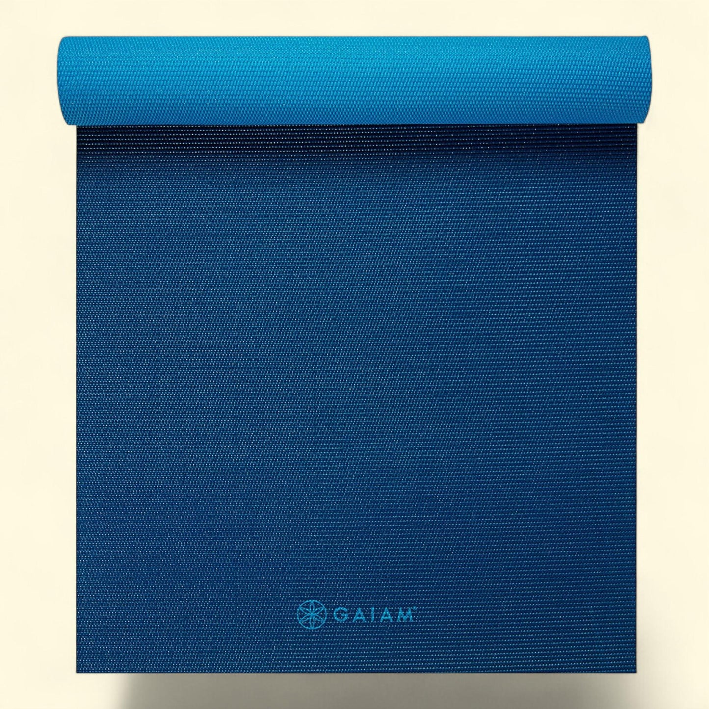 Gaiam Yoga Mat, Premium, Navy/Blue, 5mm