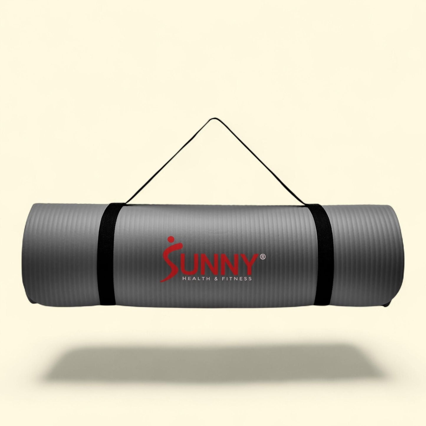 Sunny Health & Fitness Exercise Yoga Mat, 1/2-Inch, Grey - 74 x 24 ... — authentic US product shipped worldwide by Treatspree