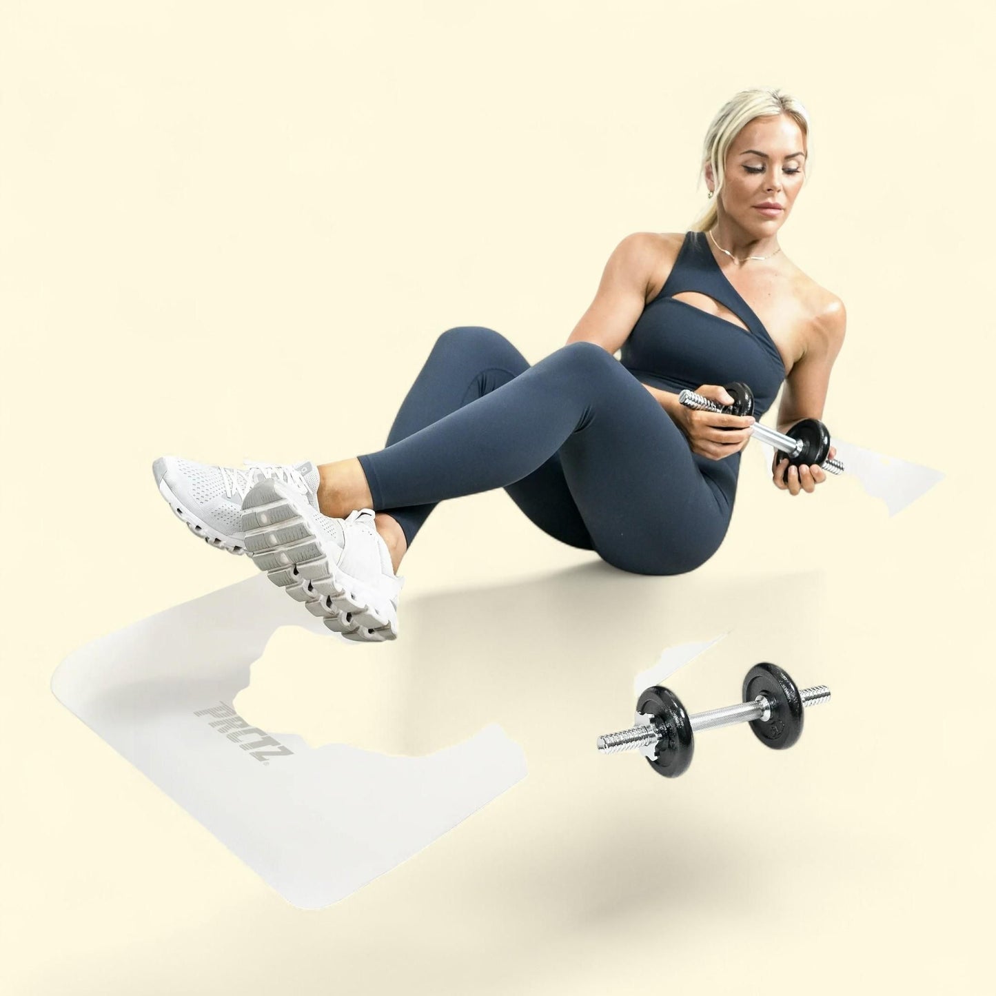 PRCTZ Yoga Mat, 5mm, off White — authentic US product shipped worldwide by Treatspree