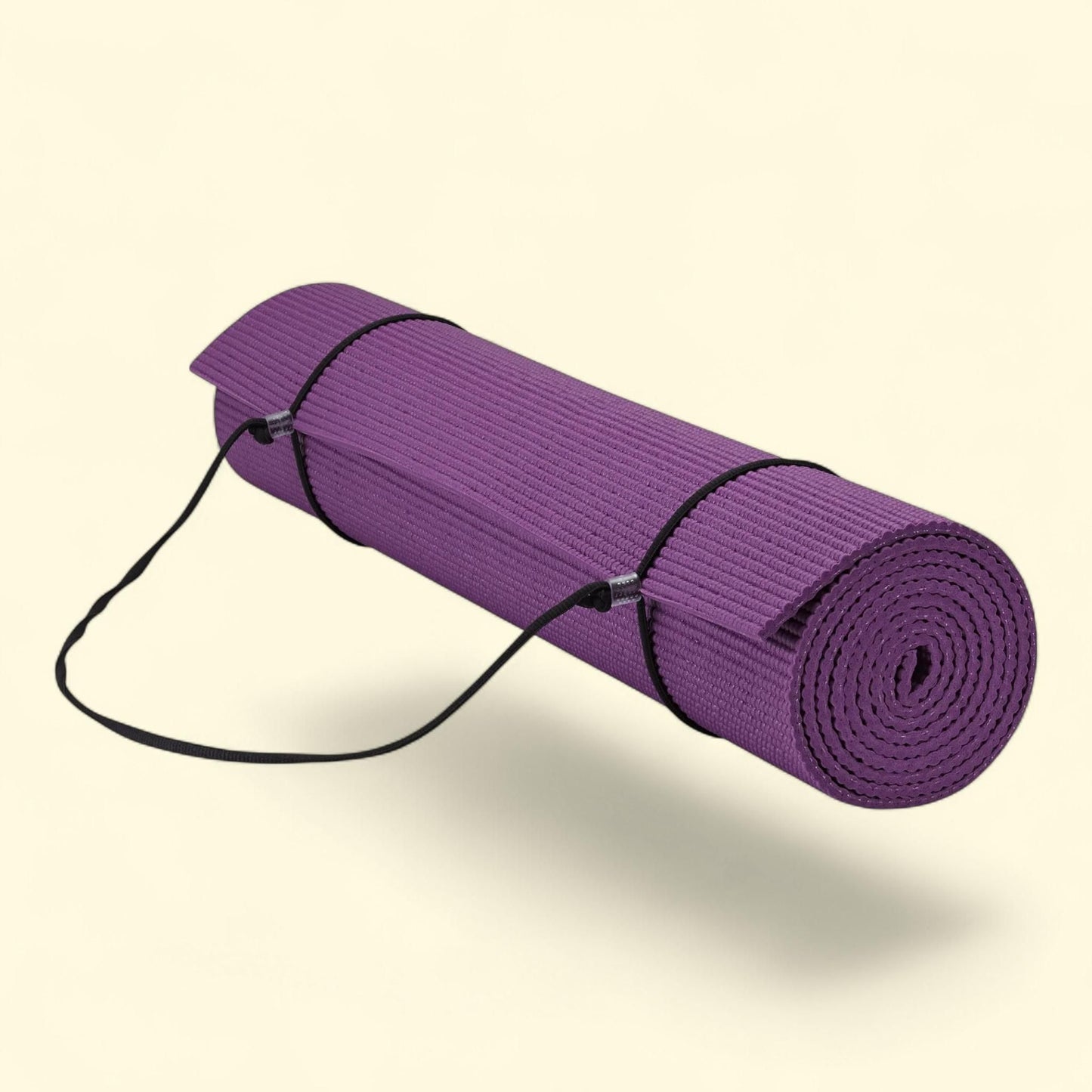Gaiam Essentials Yoga Mat, 6mm, Purple