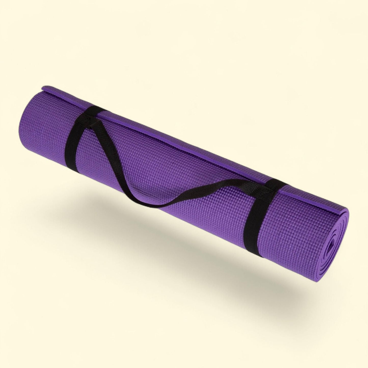 Wakeman Fitness Yoga Mat, Comfort Foam, Purple, 1 count