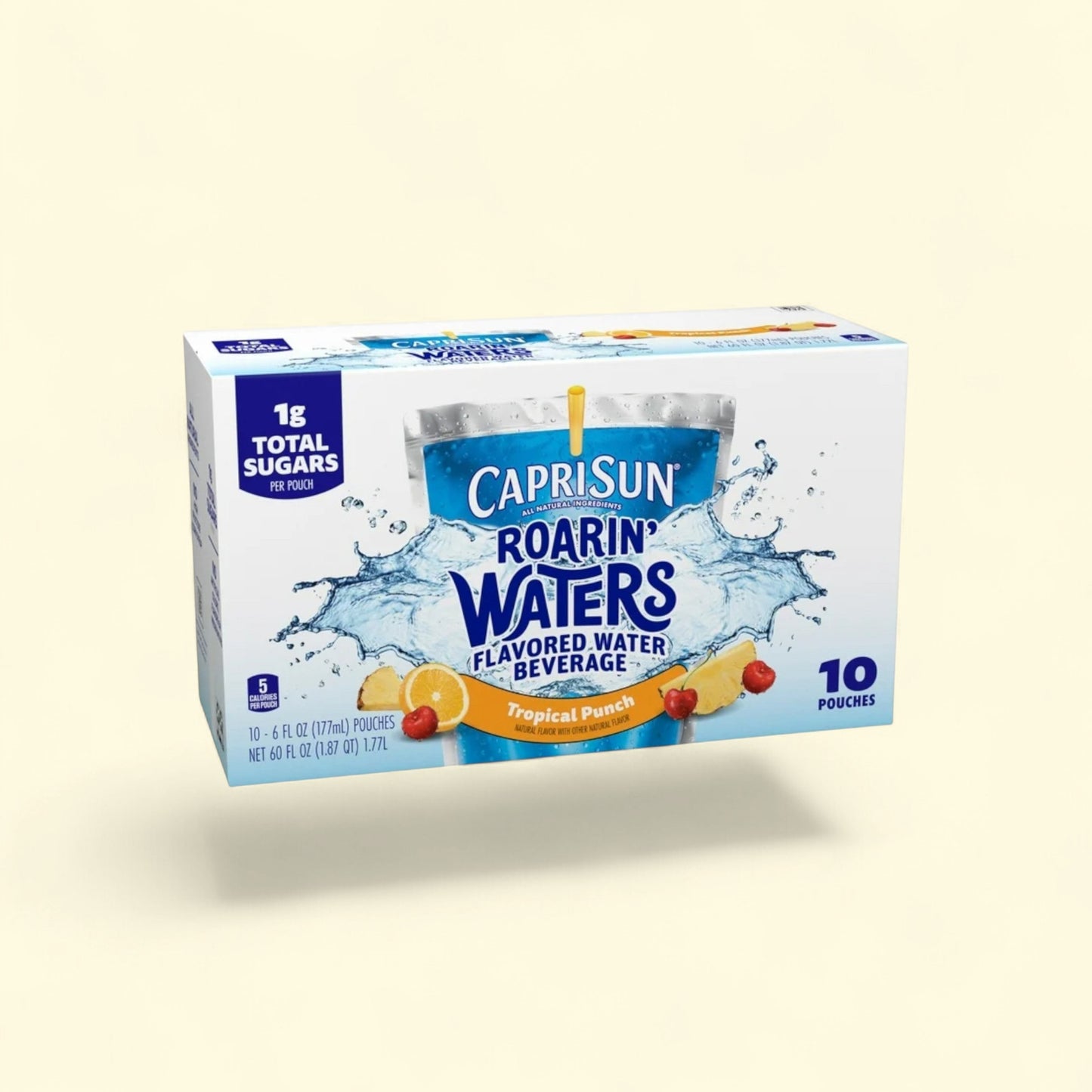 Capri Sun Roarin' Waters, Tropical Tide, 10 ct — authentic US product shipped worldwide by Treatspree