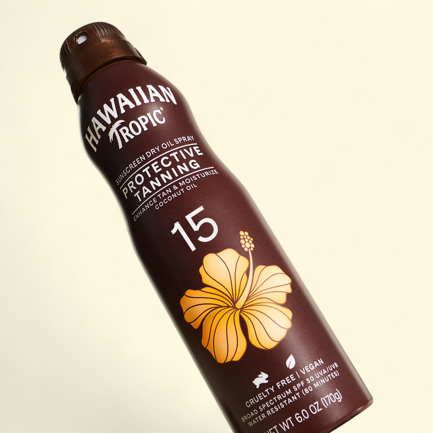 Hawaiian Tropic Sunscreen, SPF 15, Dry Oil Spray, 6 oz