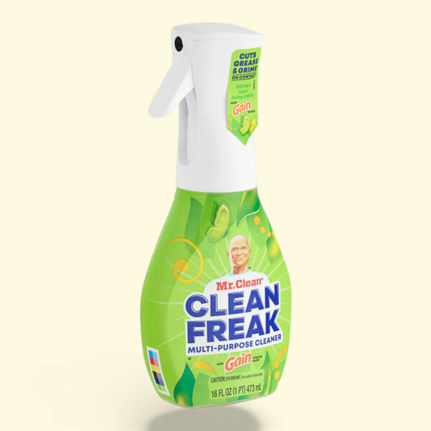 Mr. Clean Clean Freak All Purpose Cleaner Spray, Multi-Surface Cleaning, Gain, 16 fl oz