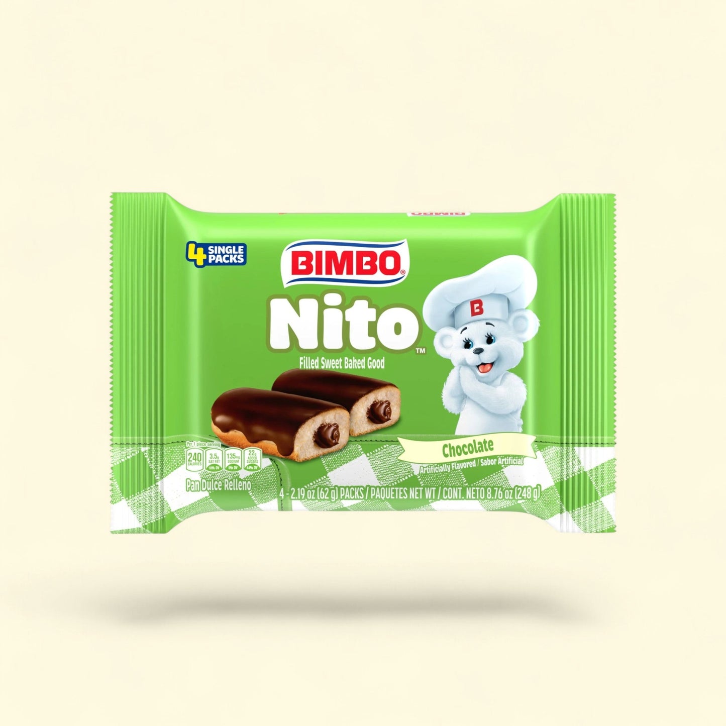 Bimbo Nito Eclairs, 8.76 oz MultiPack — authentic US product shipped worldwide by Treatspree