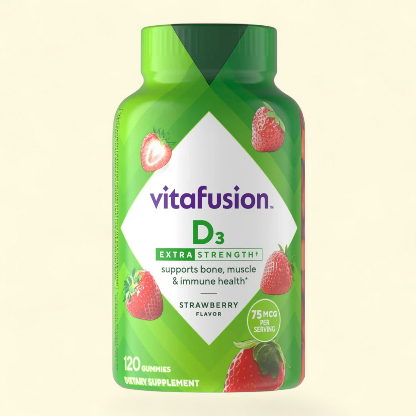 Vitafusion Vitamin D3 Gummy Vitamins, 120 Count — authentic US product shipped worldwide by Treatspree