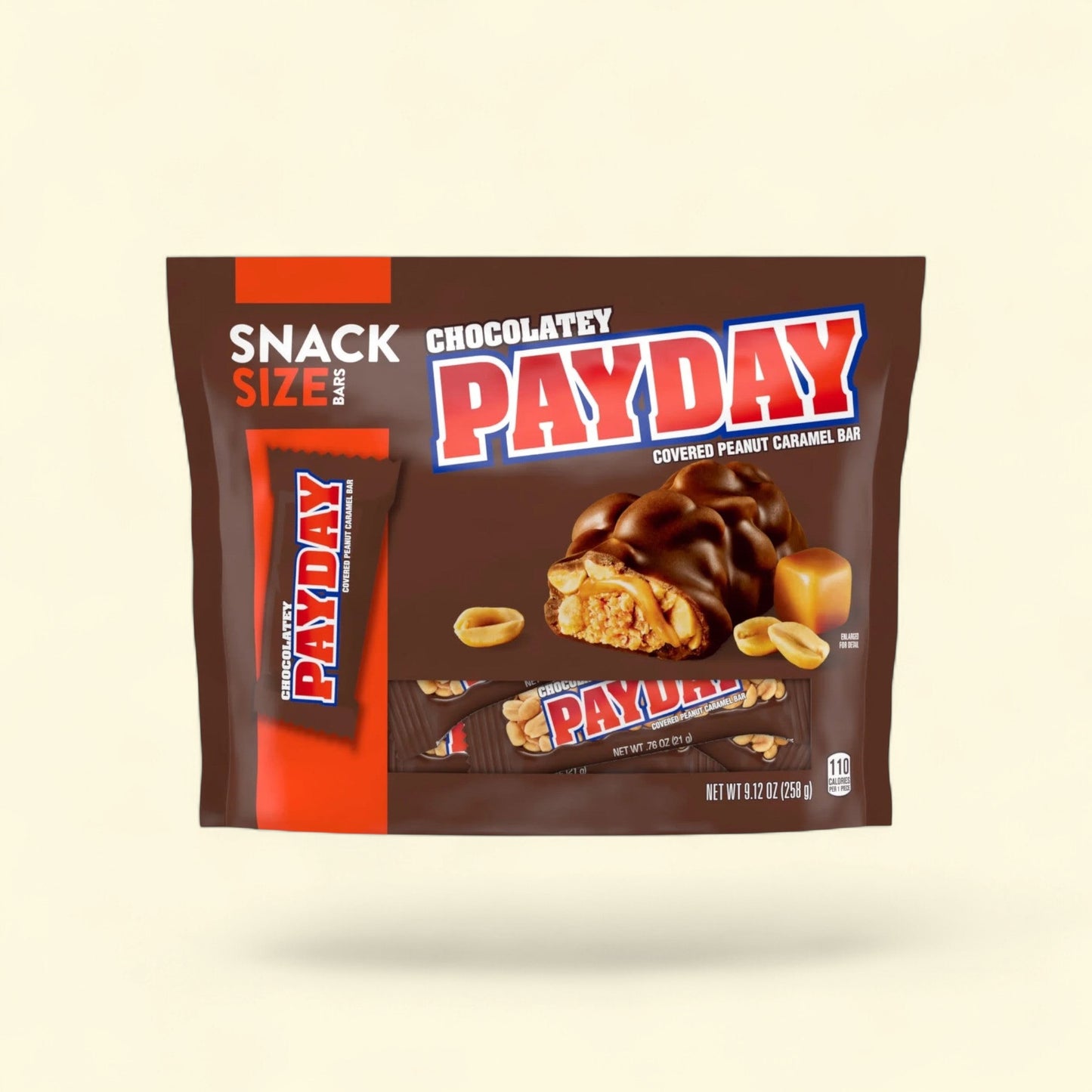 Payday Chocolatey Peanut Caramel Candy, 9.12 oz — authentic US product shipped worldwide by Treatspree