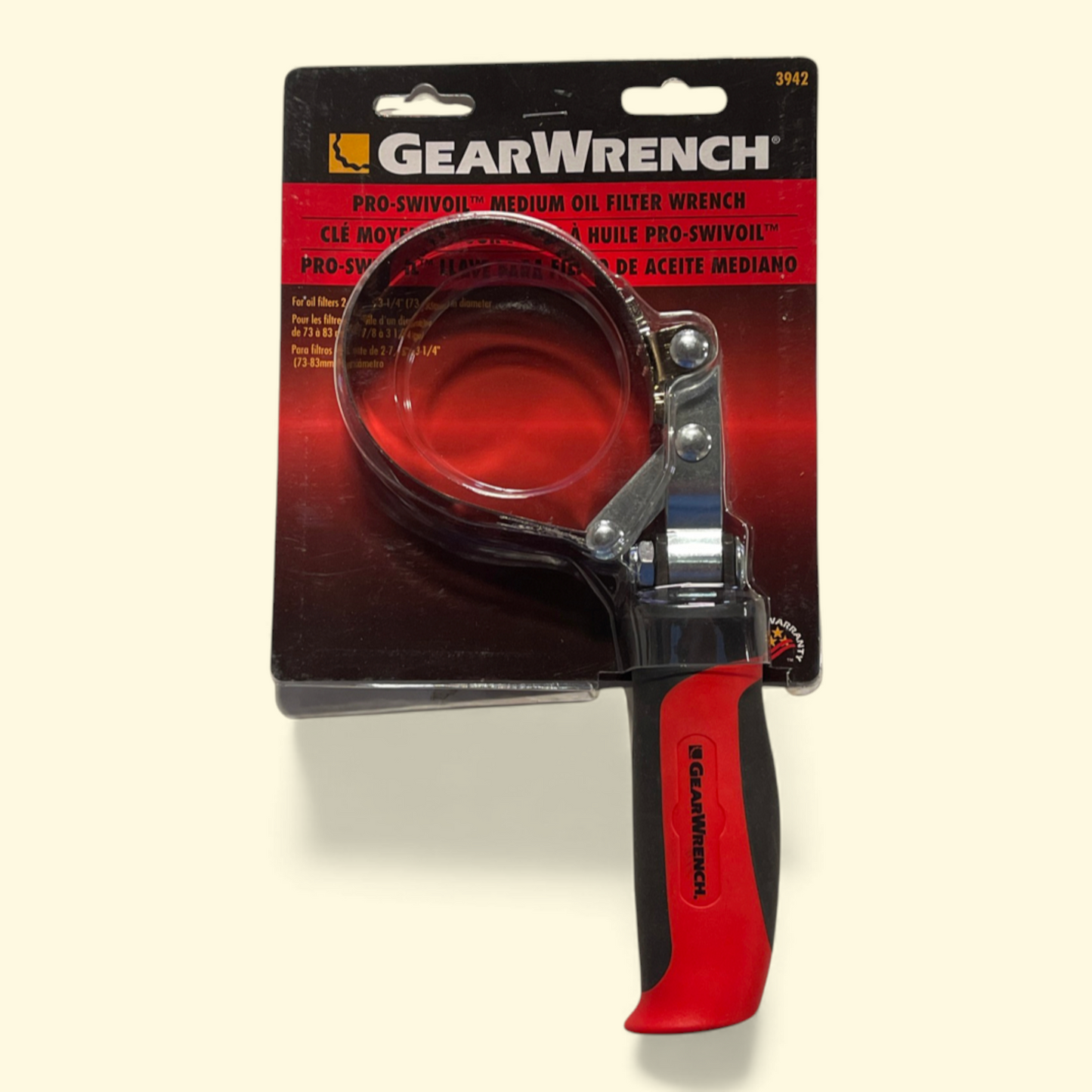 GearWrench Oil Filter Wrench, 2-7/8 to 3-1/4-Inch