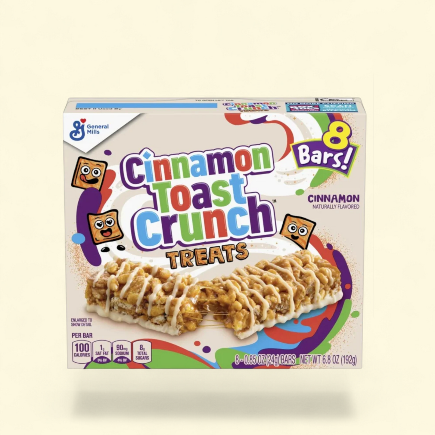 Cinnamon Toast Crunch Cereal Treat Bars, 6.8 oz