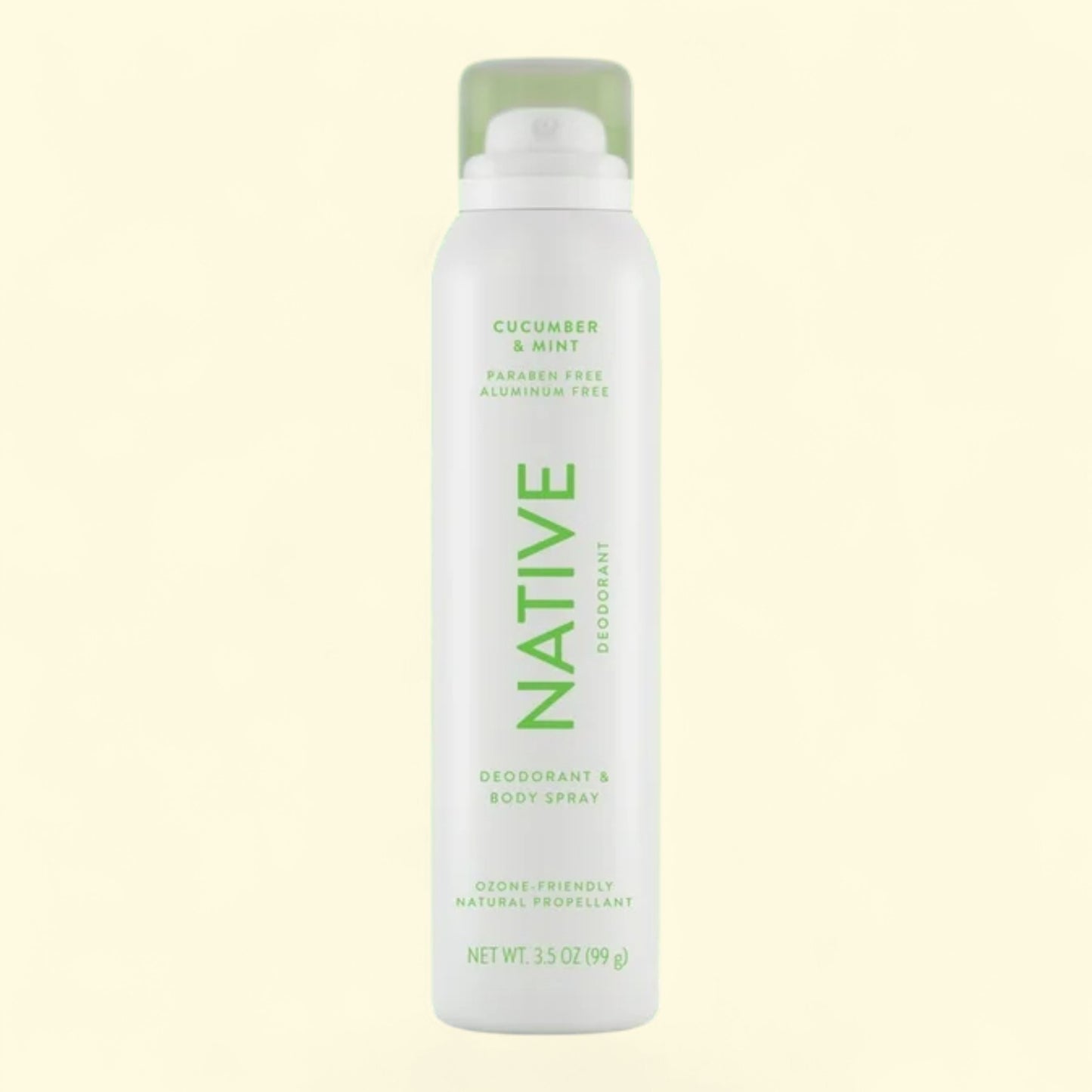 Native deodorant spray bottle