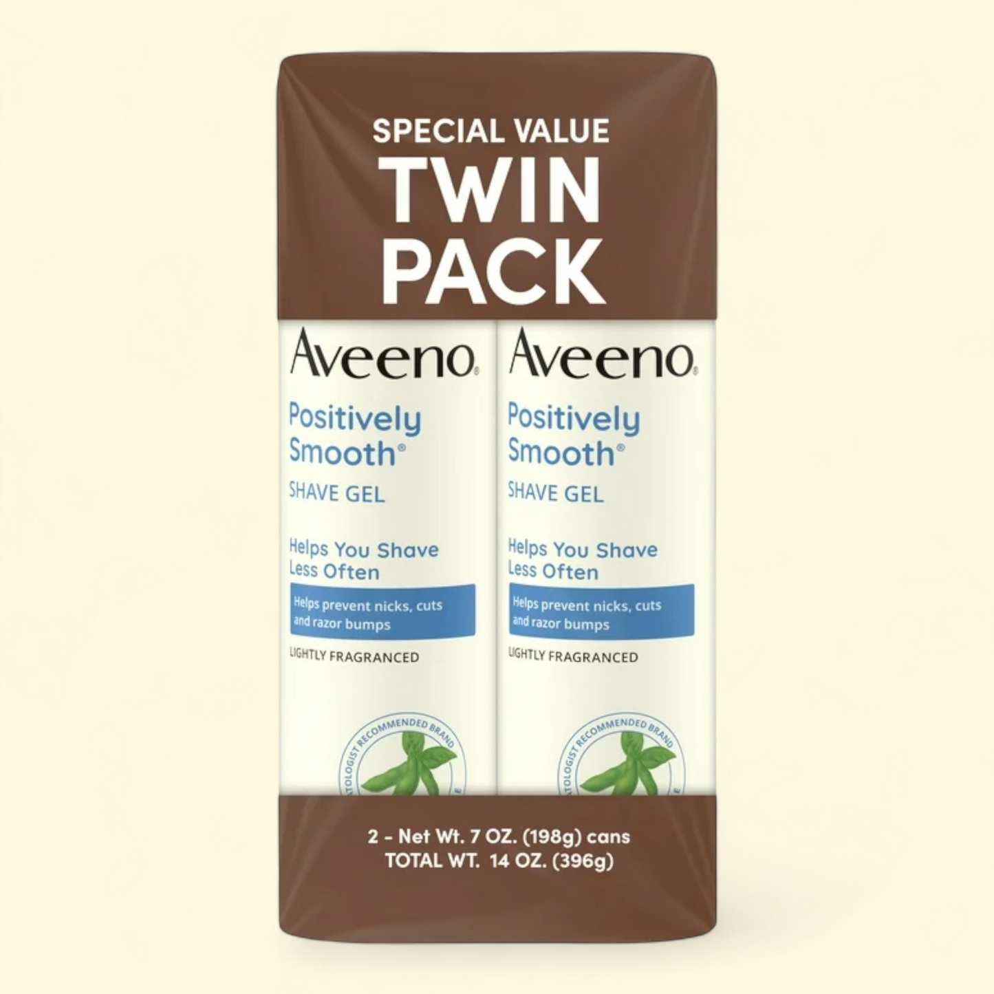 Aveeno Shave Gel + Vitamin E, 2 x 7 oz