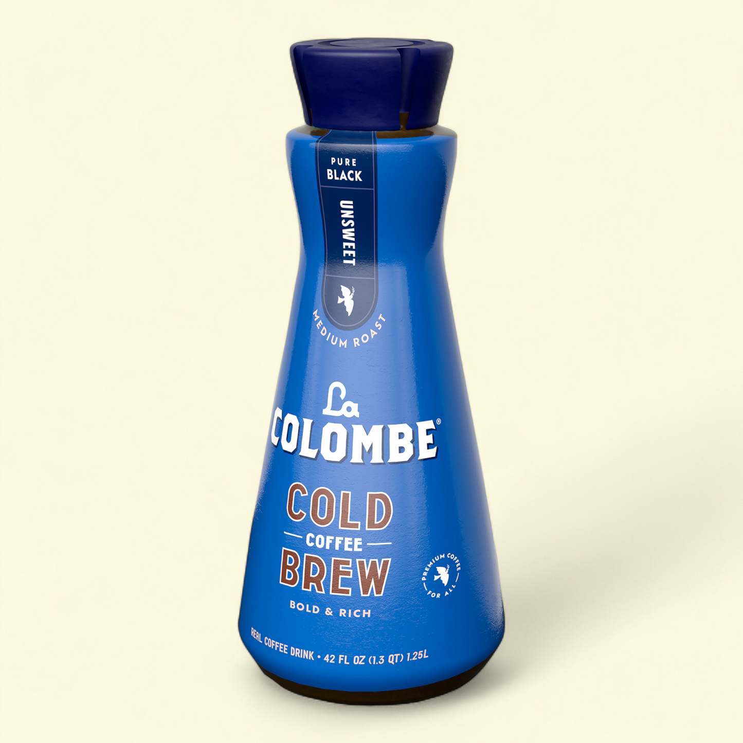 La Colombe Pure Black Cold Brew Iced Coffee, Medium Roast, 42 fl oz