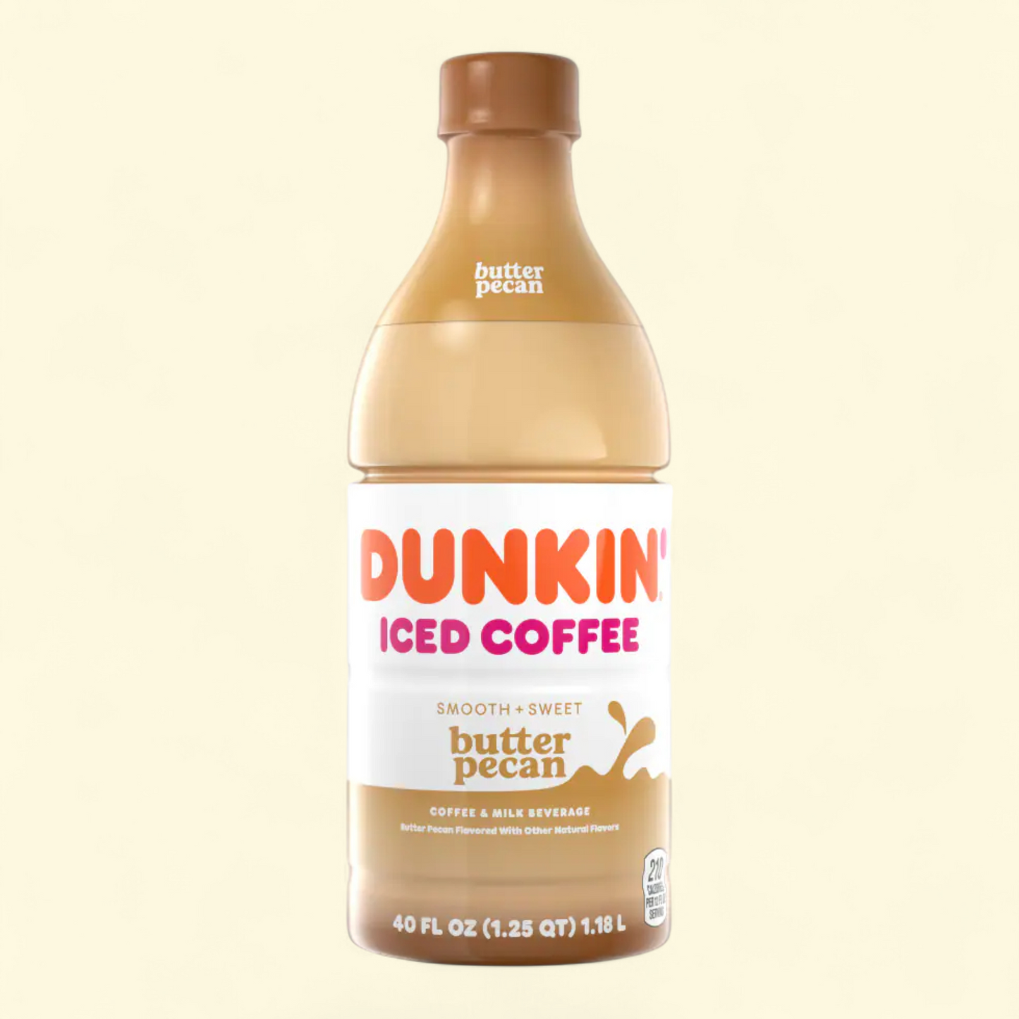 Dunkin' Butter Pecan Iced Coffee, 40 fl oz Bottle